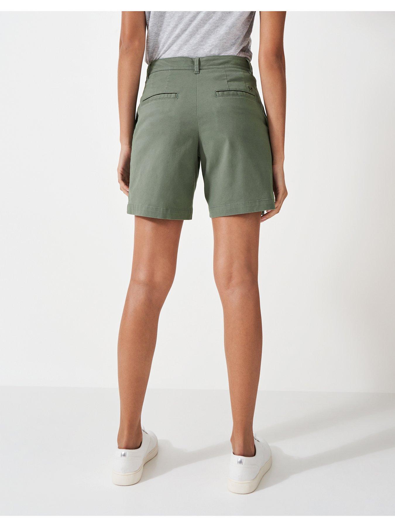 Image 2 of 5 of Crew Clothing Chino short-Green