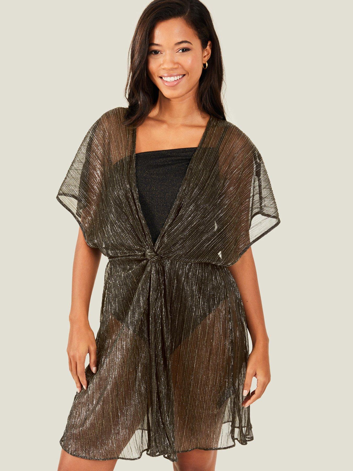 Shimmer Yellow Kaftan main image 0