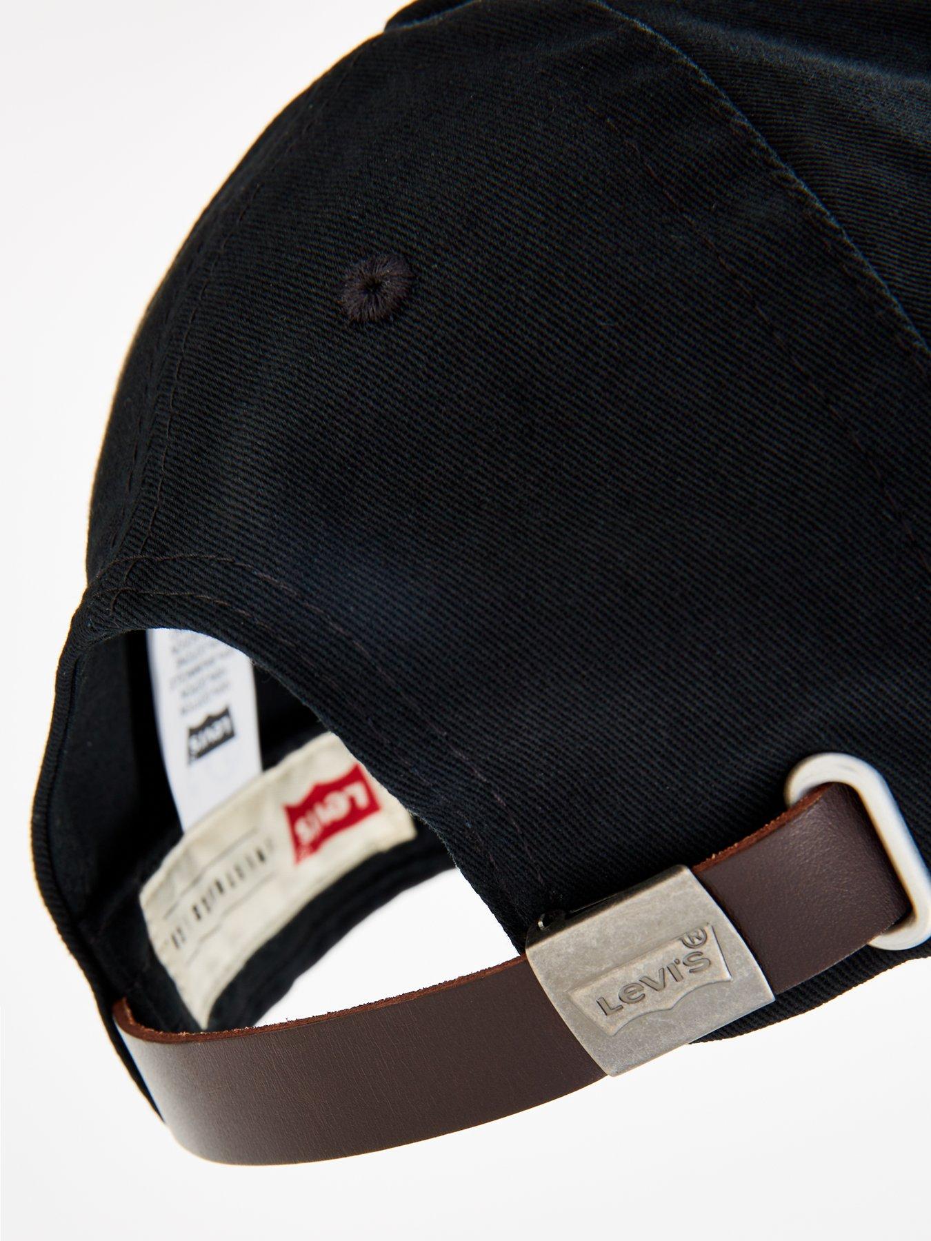 Levi s Classic Twill Red Tab Baseball Cap Black Very