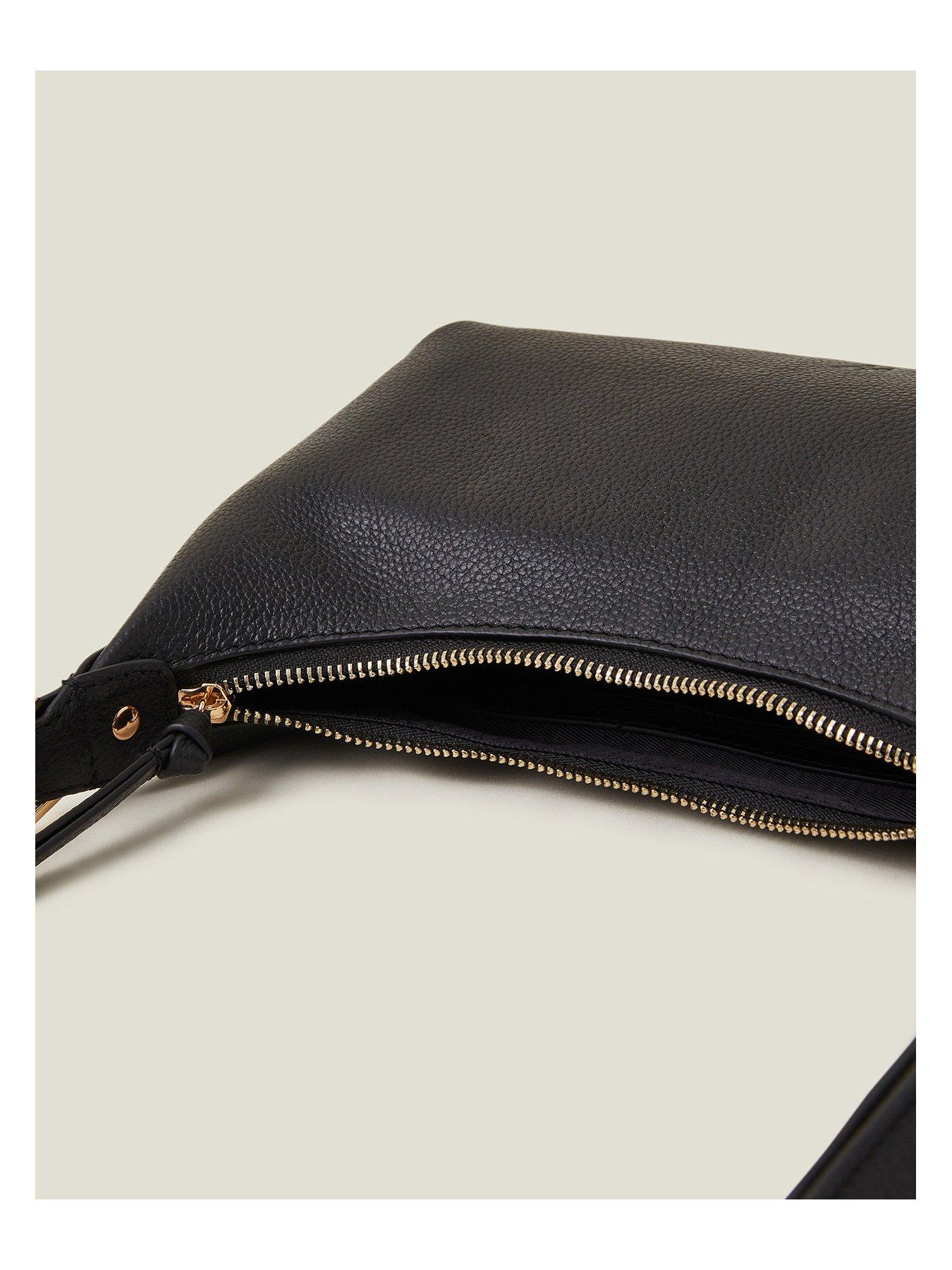Image 4 of 4 of Accessorize Leather Small Scoop Bag