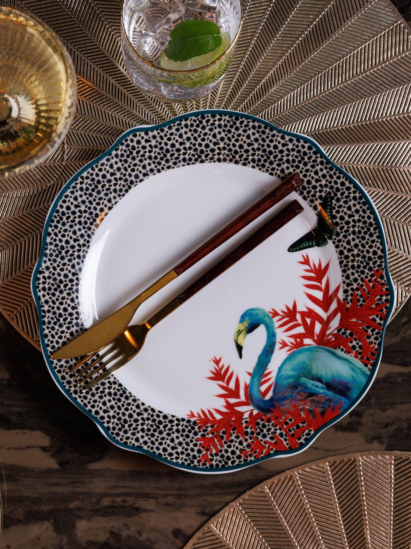 Product photograph of Mikasa X Sarah Arnett Porcelain Dinner Plates Ndash Set Of 4 from very.co.uk