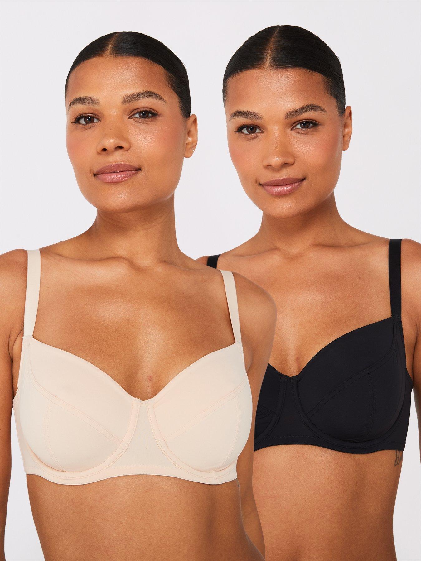 undefined 2pk Pluto Non Pad Wired Bra - Multi