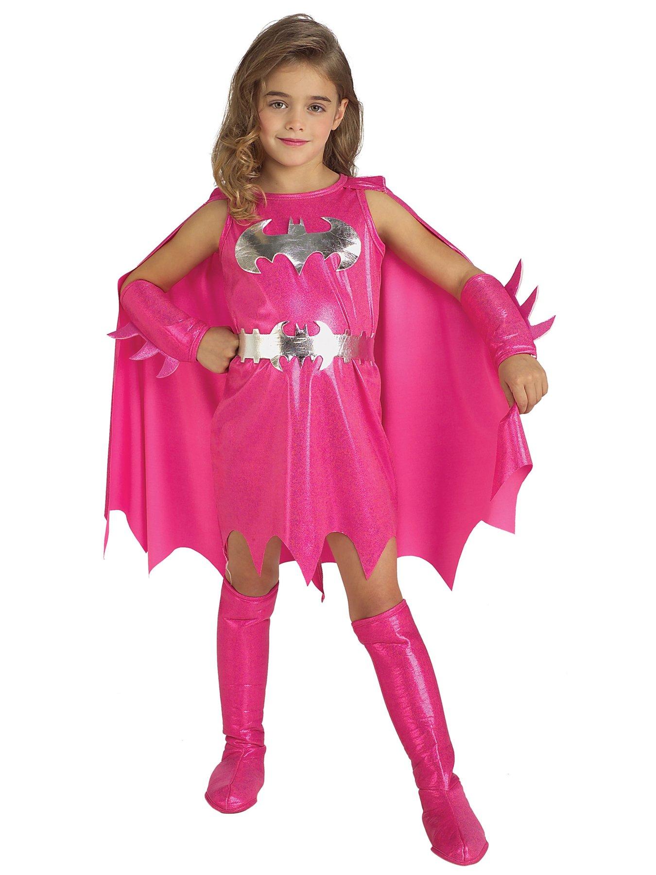 DC Comics Girls Pink Batgirl Child Costume