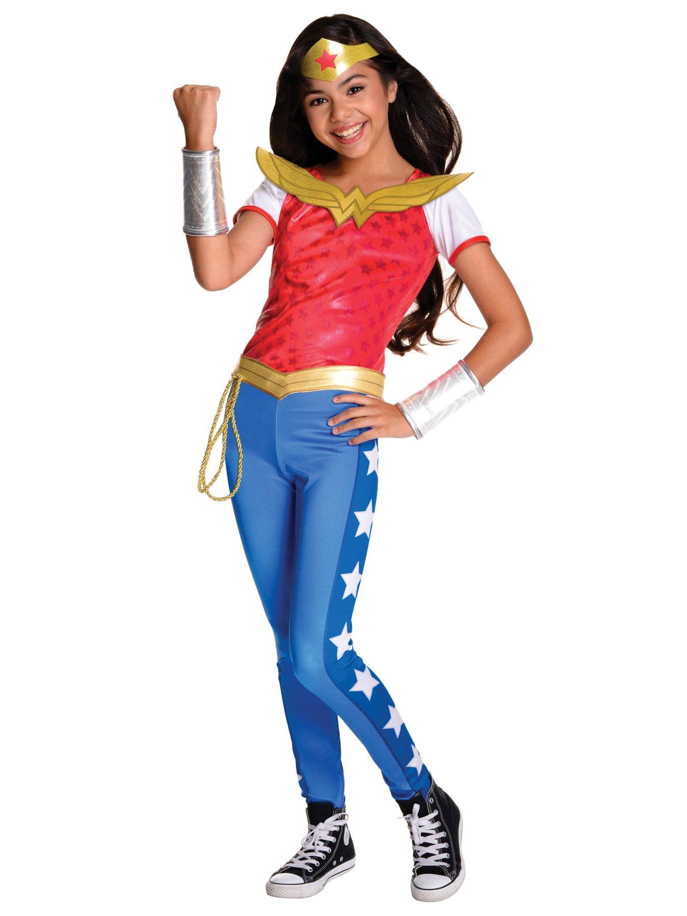 DC Super Hero Girls Deluxe Wonder Woman Childs Costume very