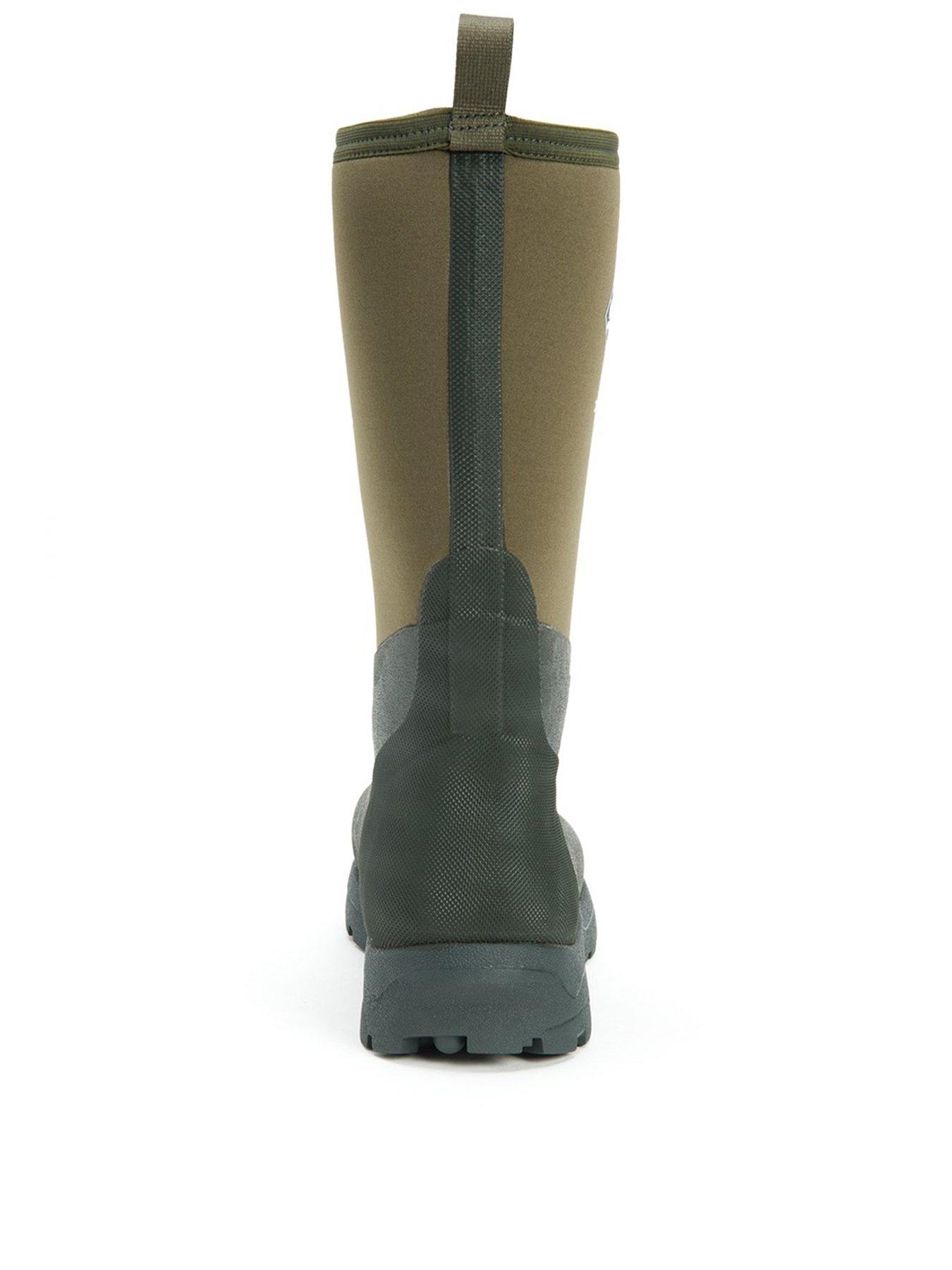 Muck Boots DERWENT II Unisex Rubber Wellington Boots Black/Bark