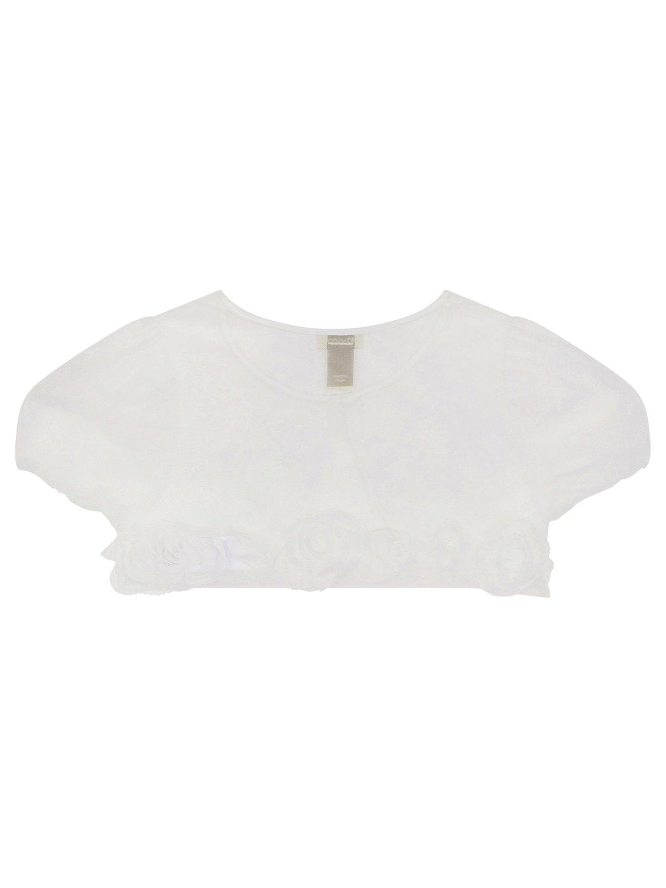 Girls ivory store shrug