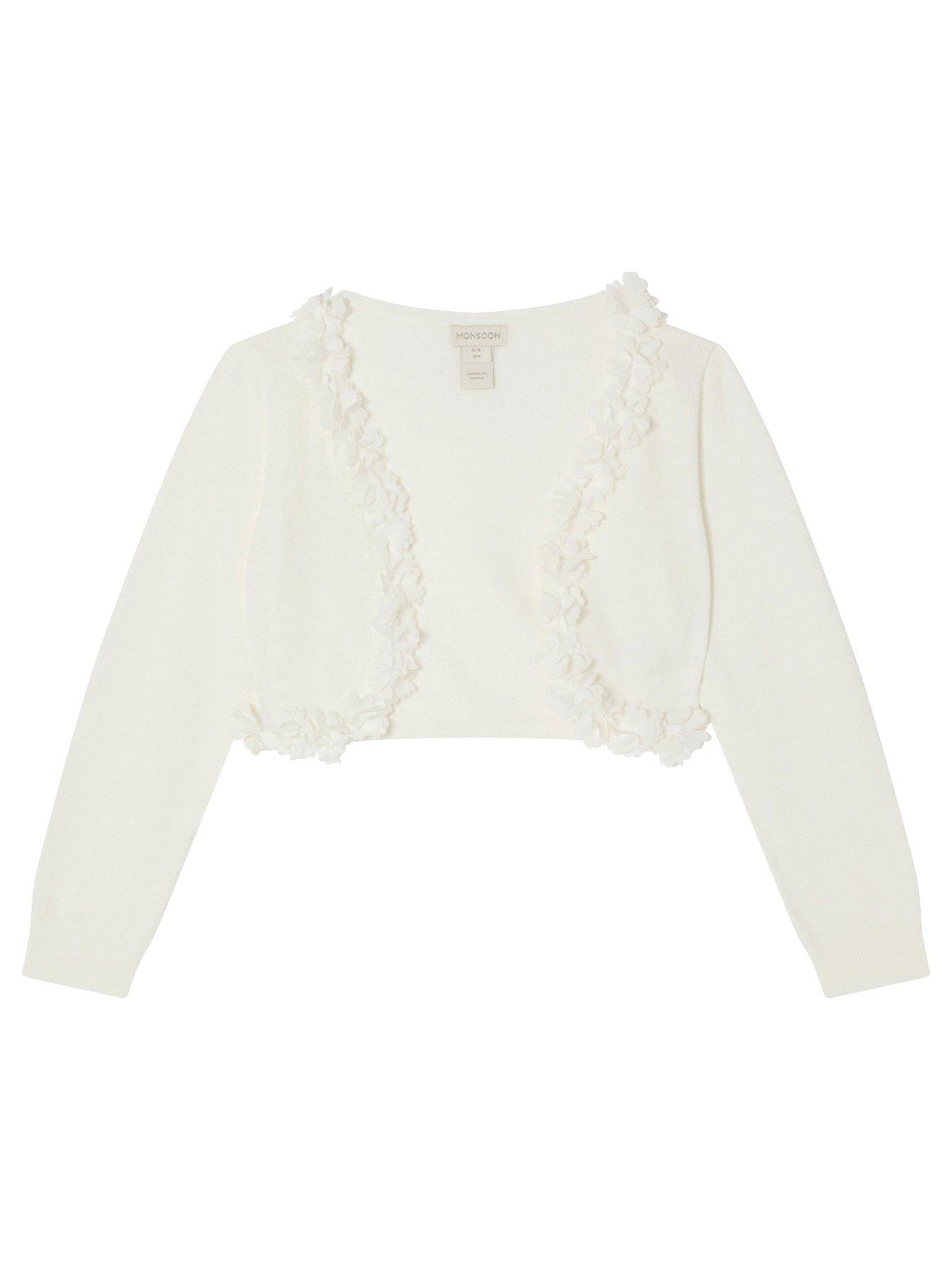 Childrens cream bolero outlet cardigan