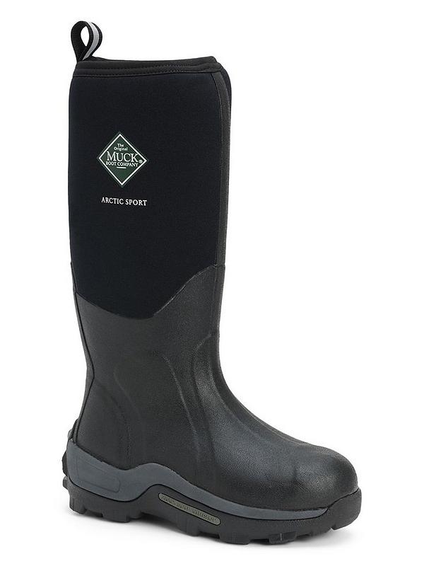 Muck Boots Mens Arctic Sport - Black | Very.co.uk