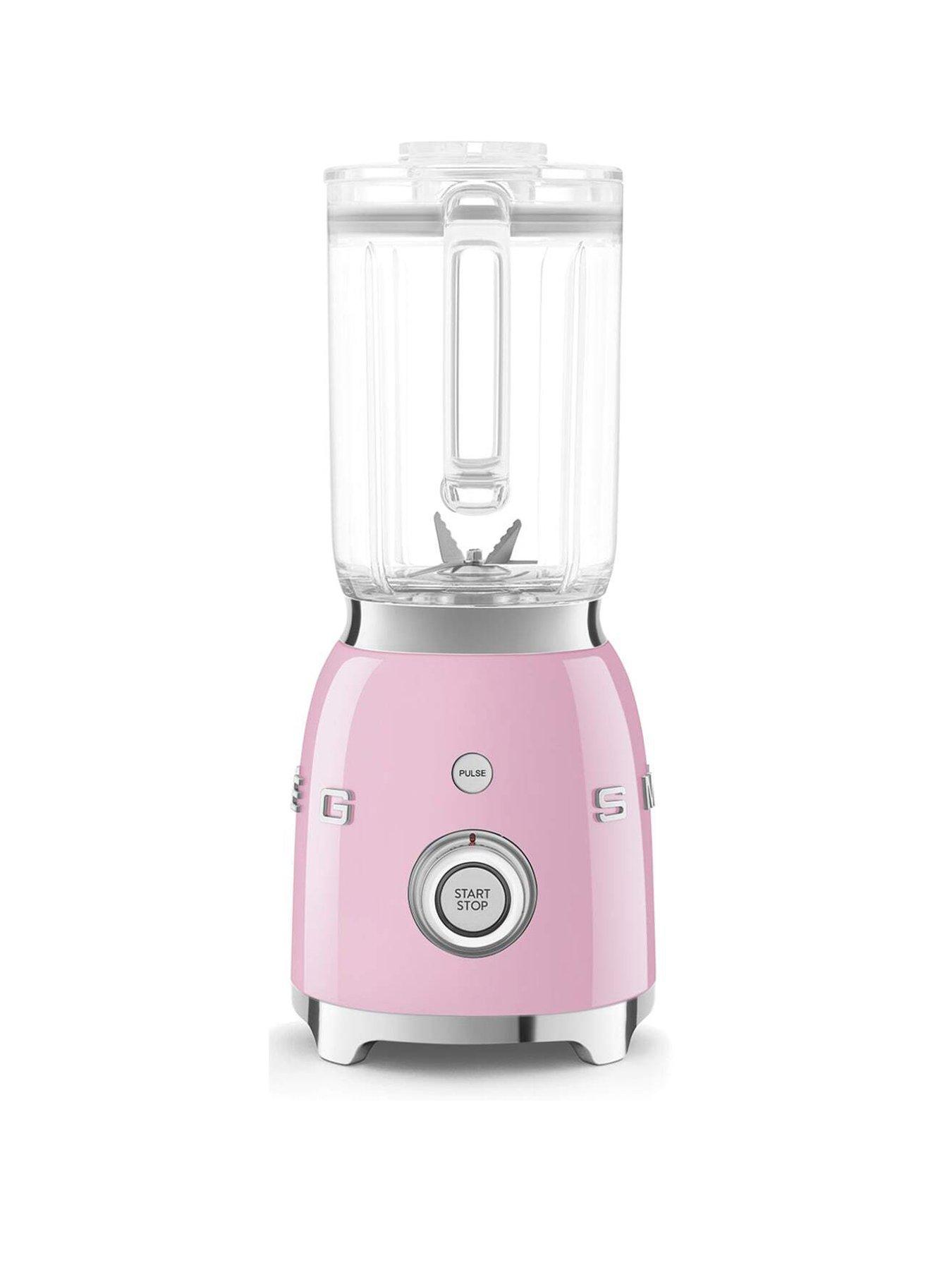 Smeg BLF03 Retro Style Jug Blender, 1.5 Litre, 800W - Pastel Pink