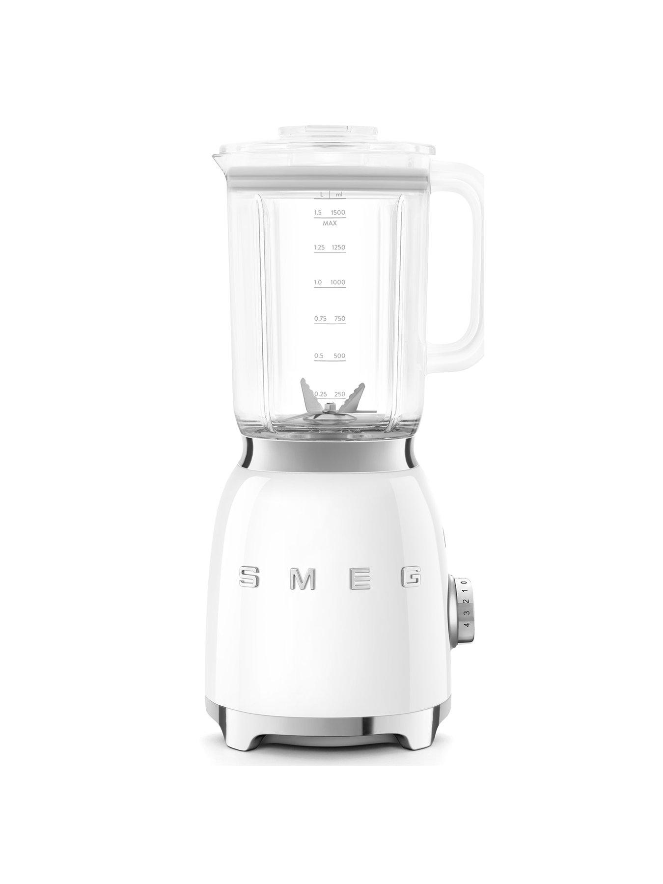 Image 1 of 7 of Smeg BLF03 Retro Style Jug Blender, 1.5 Litre, 800W - White