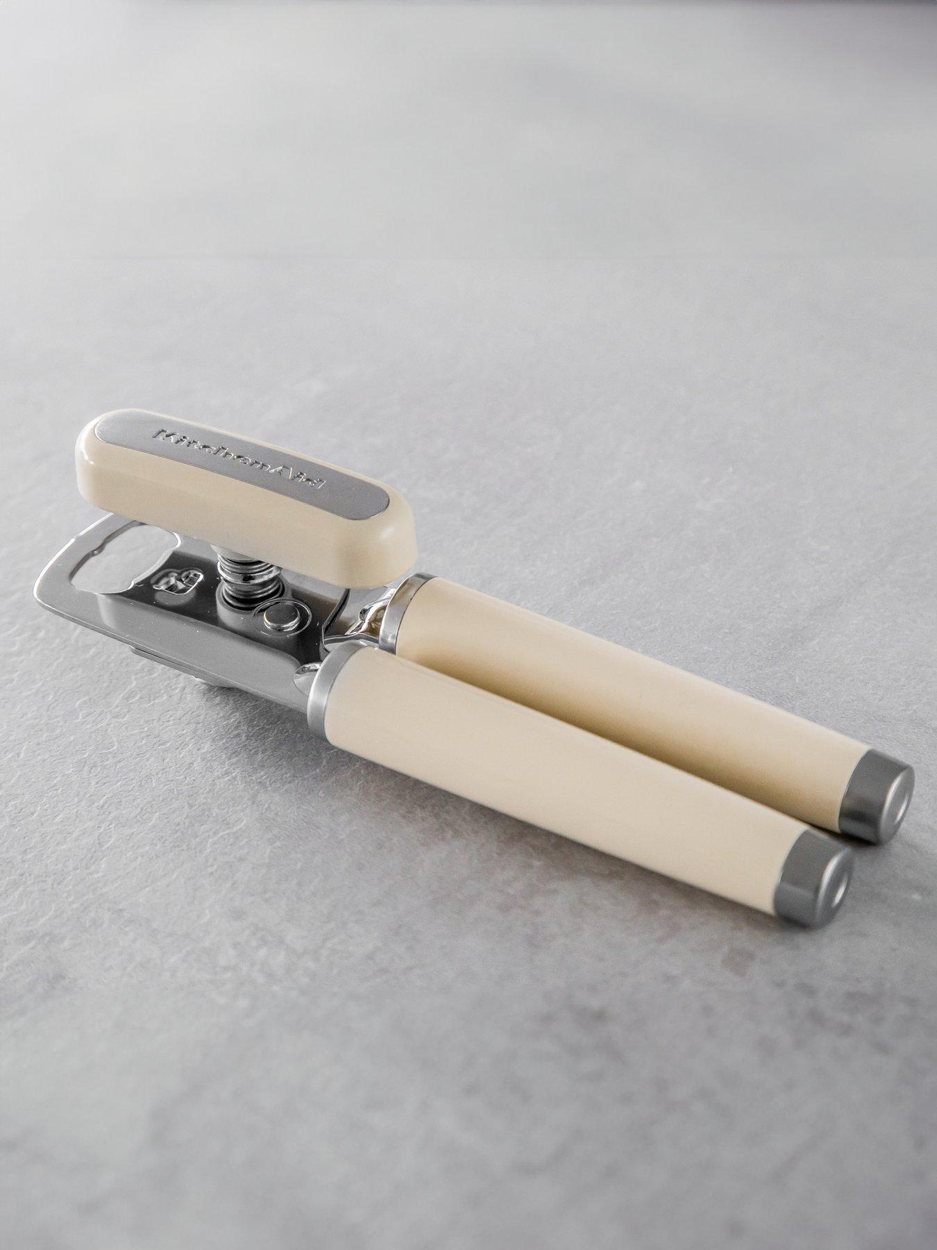 KitchenAid Stainless Steel Tin Opener - Almond Cream