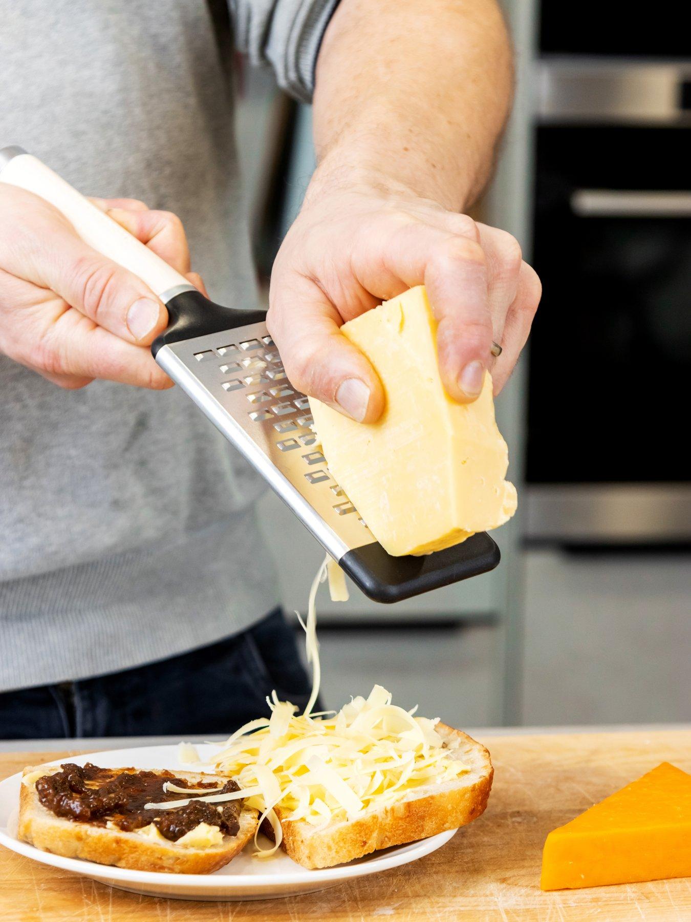 Image 4 of 5 of KitchenAid Core Etched Grater in Almond Cream