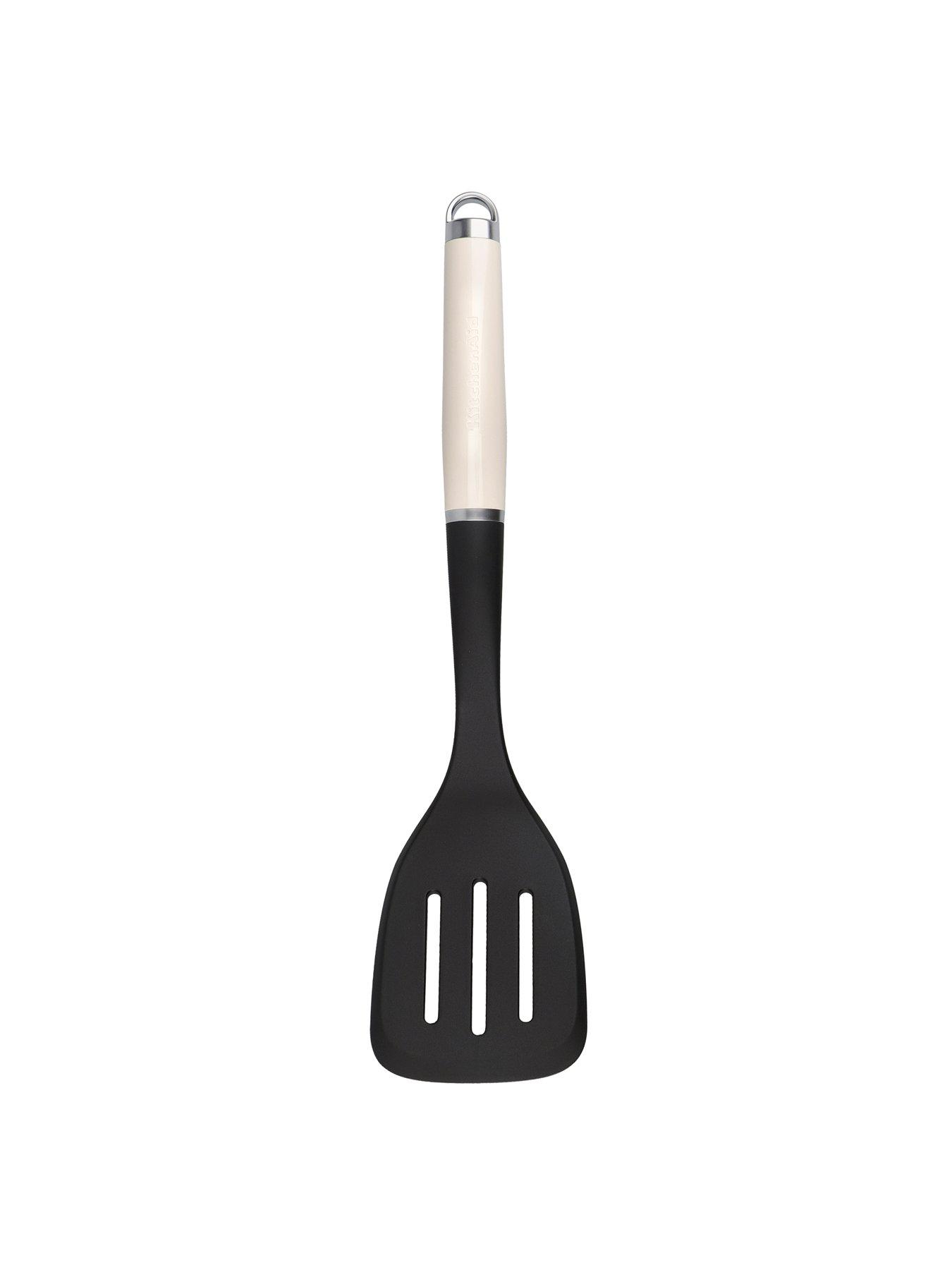 KitchenAid Nylon Slotted Turner - Almond Cream