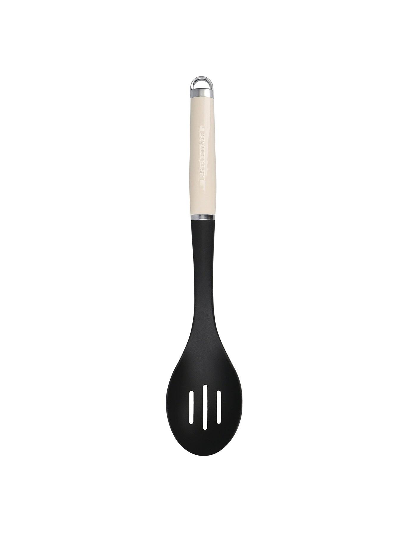 Image 3 of 4 of KitchenAid Core Slotted Spoon - Almond Cream