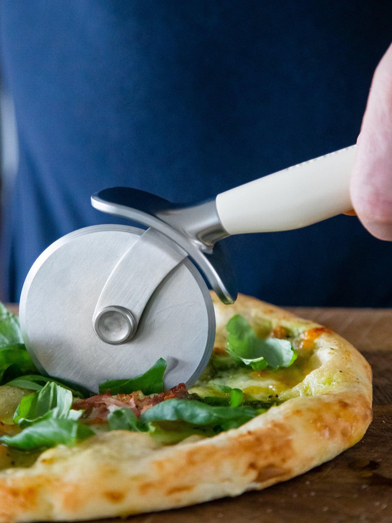 Product photograph of Kitchenaid Core Pizza Wheel Cutter - Almond Cream from very.co.uk