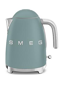 Product photograph of Smeg Klf03 50 S Retro Style Jug Kettle Soft Opening 360 Swivel Base Anti-slip Feet 300w 1 7l from very.co.uk