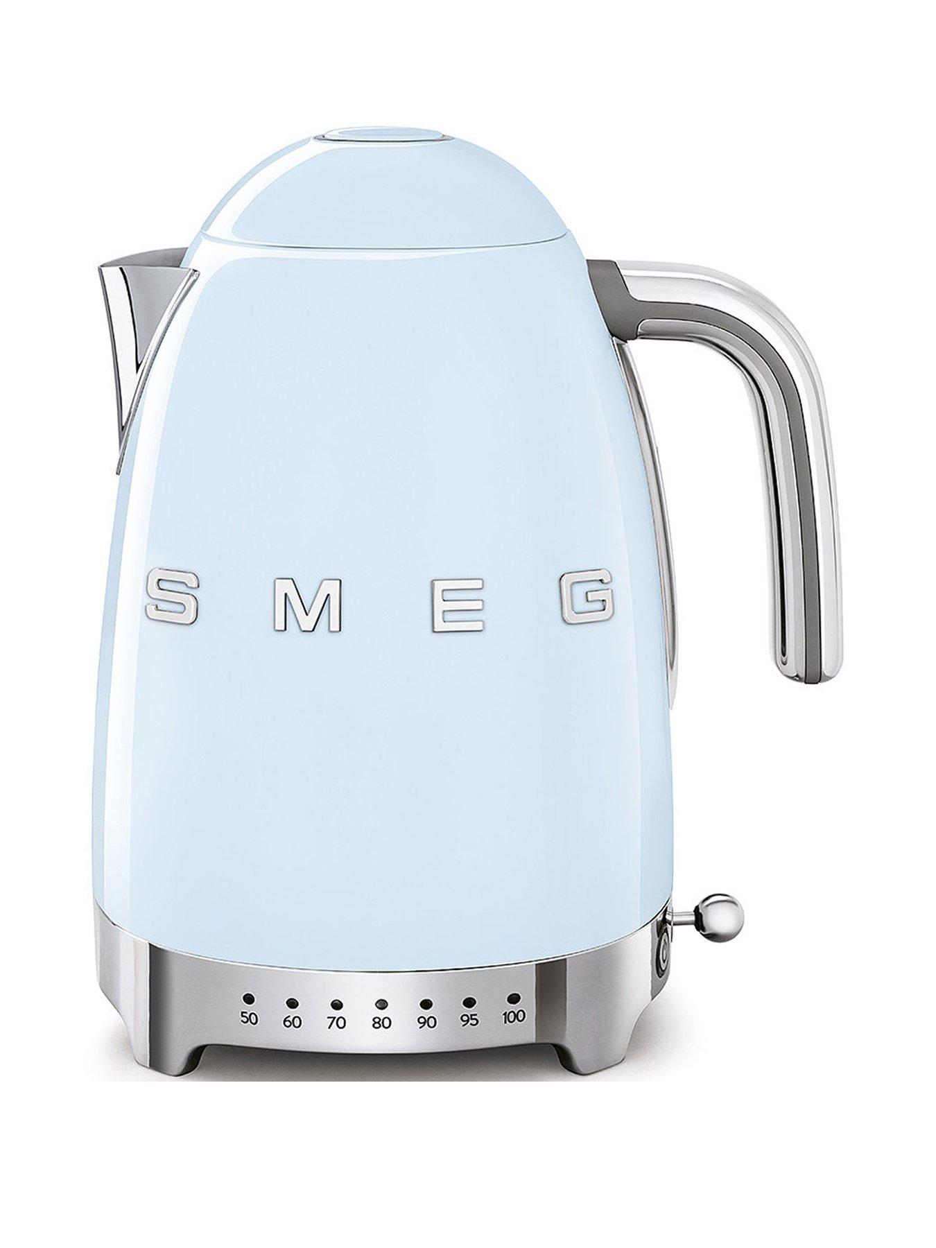 Smeg KLF04 Retro Style Jug Kettle, 3000W, 1.7L - Pastel Blue