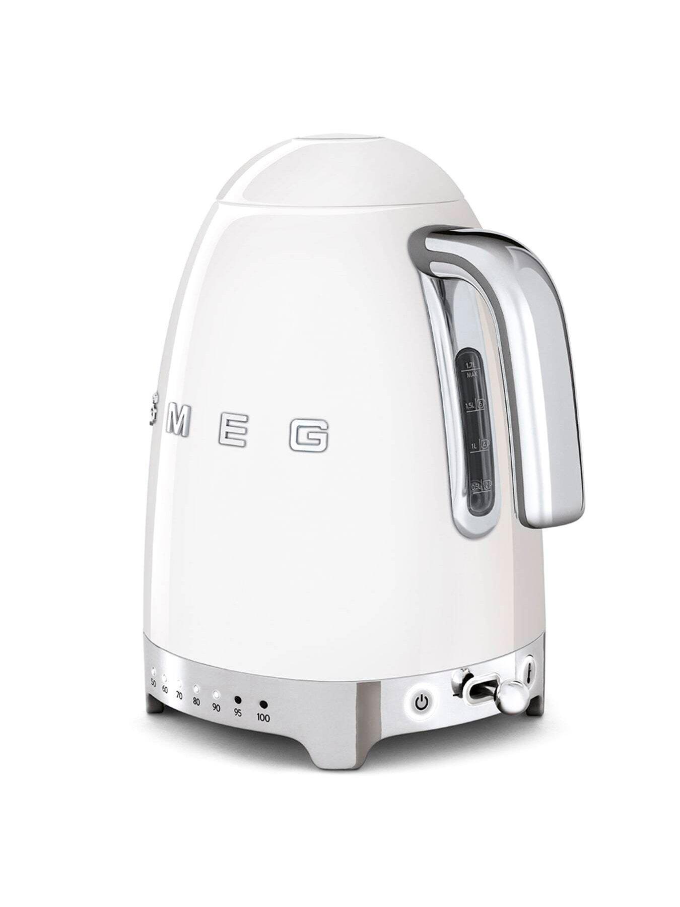 Smeg KLF04 Retro Style Jug Kettle, 3000W, White Very