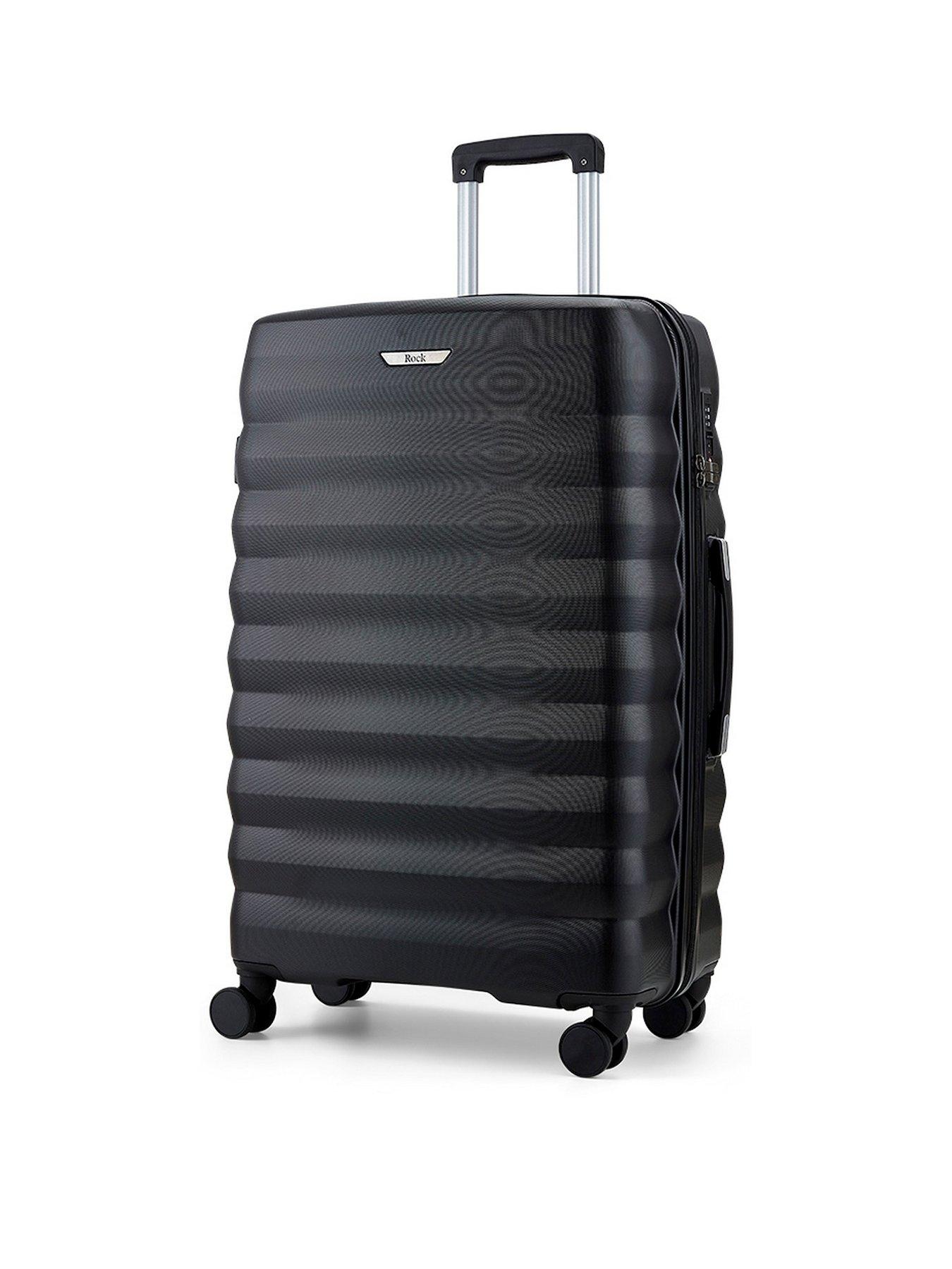 Rock Luggage Berlin 8 Wheel Hardshell Large Suitcase - Purple | very.co.uk