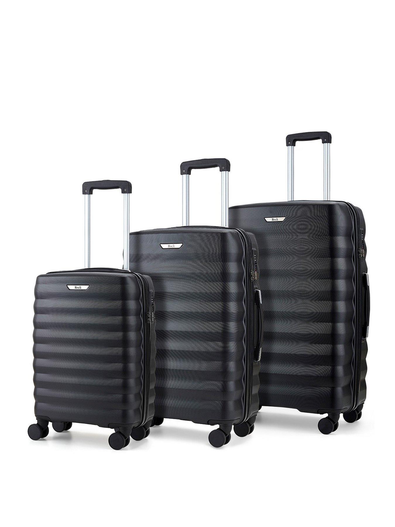 undefined Berlin 8 Wheel Hardshell 3pc Suitcase Set - Black