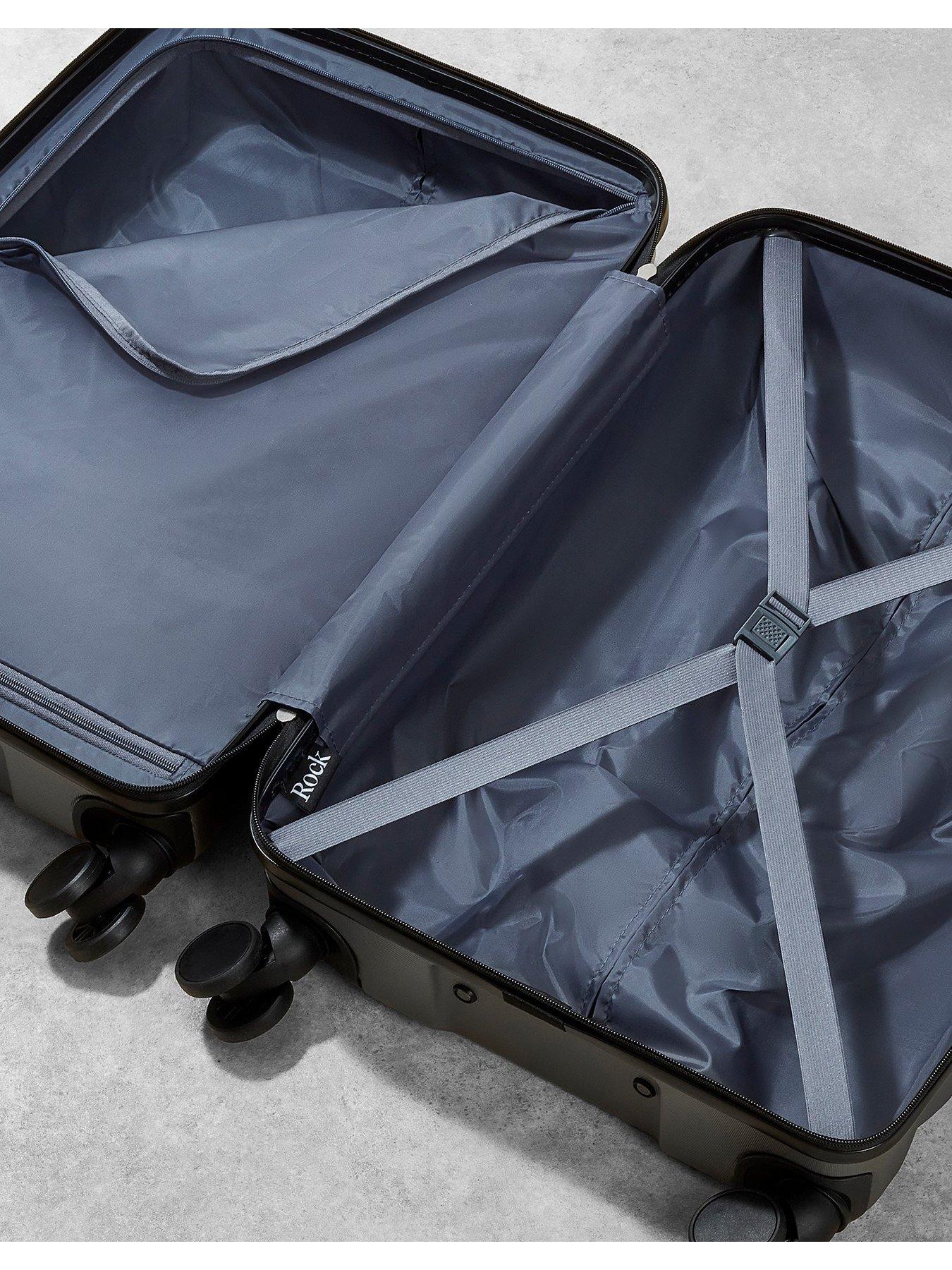 Image 4 of 6 of Rock Luggage Berlin 8 Wheel Hardshell Large Suitcase - Charcoal