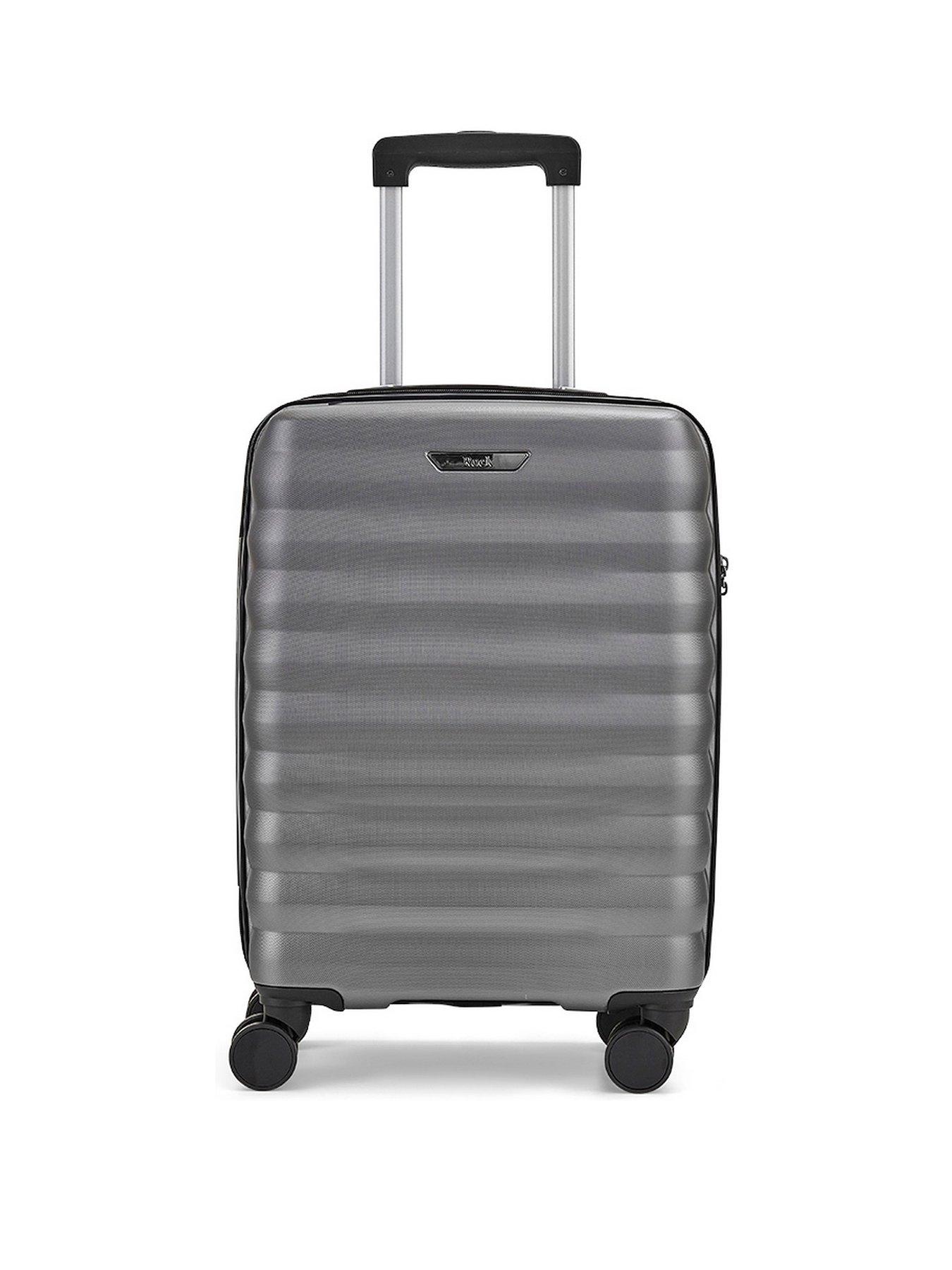 Image 2 of 5 of Rock Luggage Berlin 8 Wheel Hardshell Small Cabin Suitcase - Charcoal