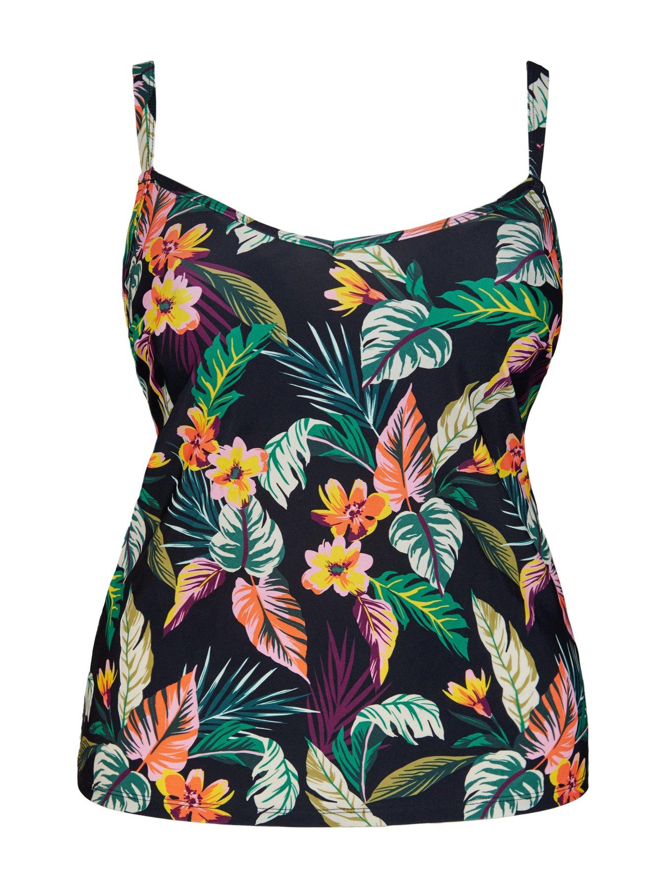 Curvy Kate Cuba Libre Tankini Top Print Mix | Very.co.uk