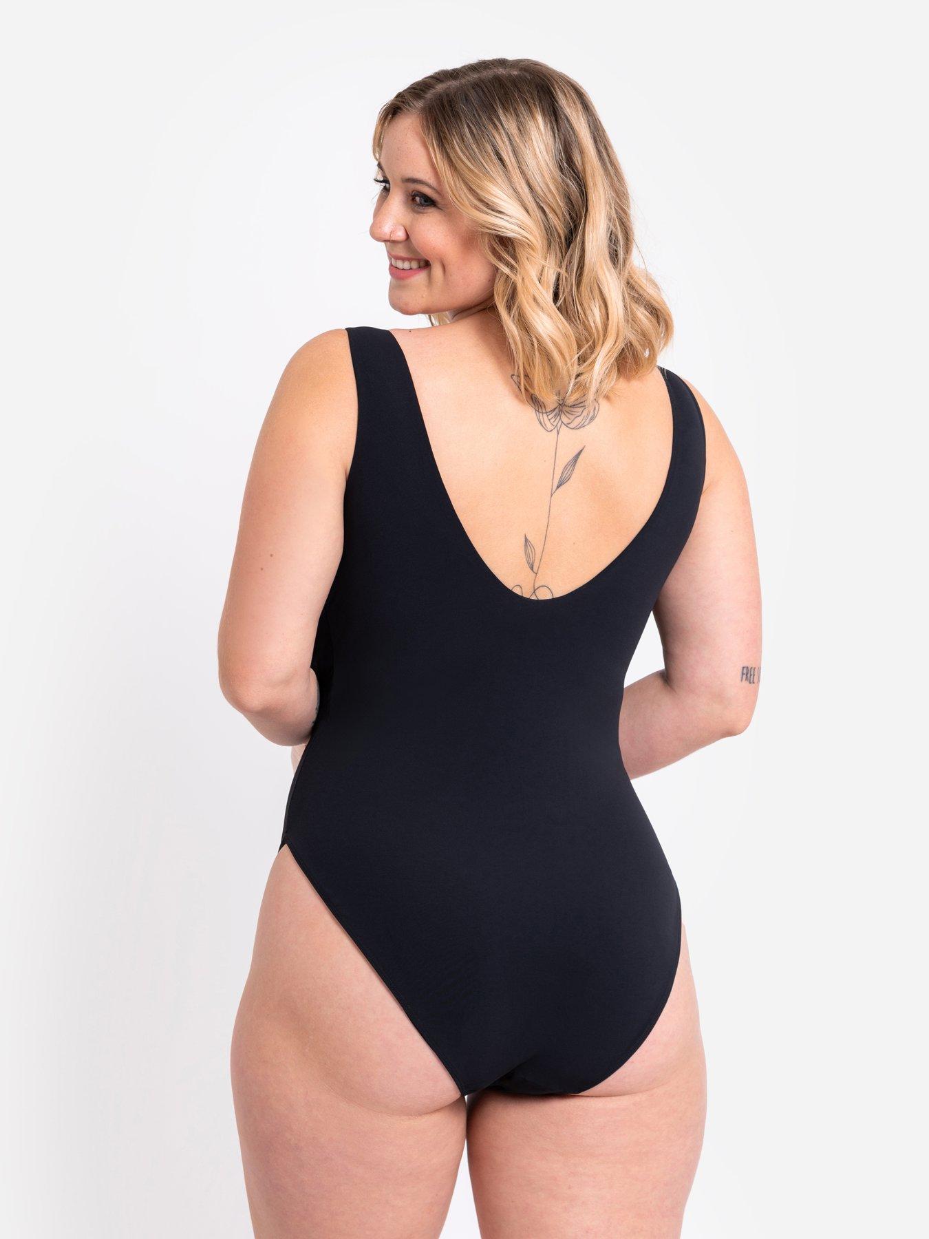 Image 2 of 4 of Curvy Kate Deep Dive Swimsuit - Black