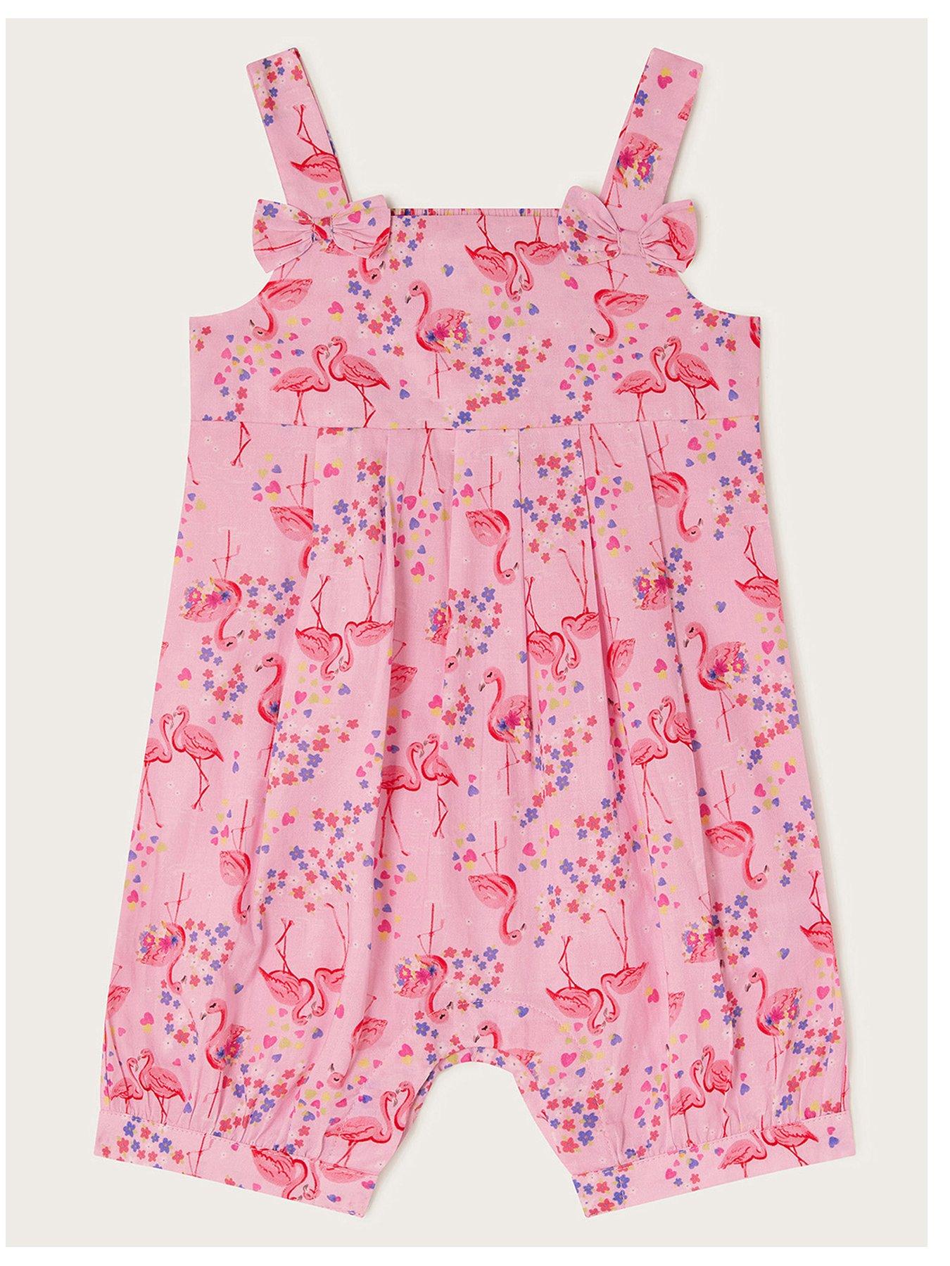 Baby girl flamingo romper hotsell