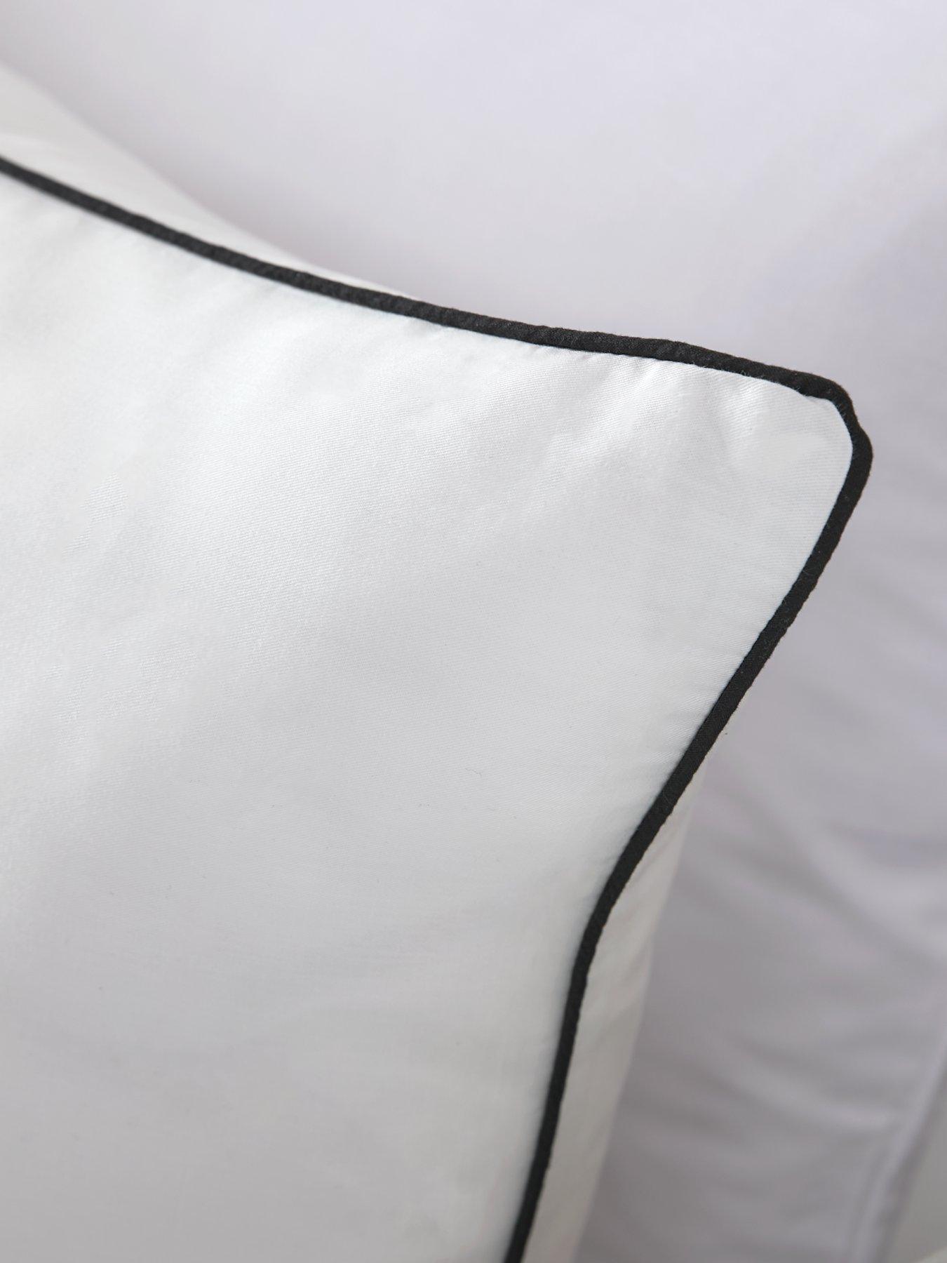 Image 5 of 5 of Michelle Keegan Home Contrast Piping 100% Cotton Duvet Cover Set