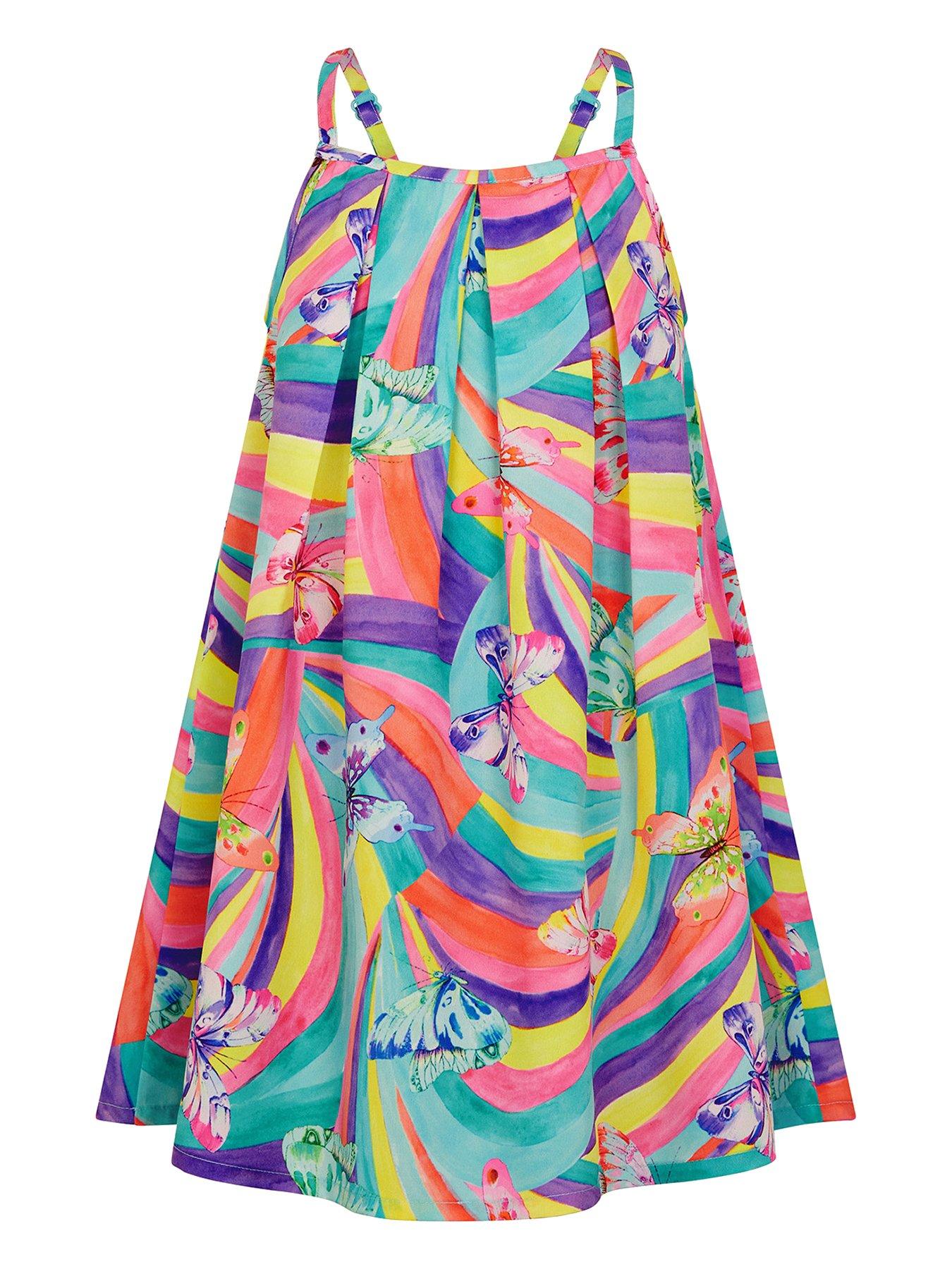 Monsoon girls butterfly dress cheap