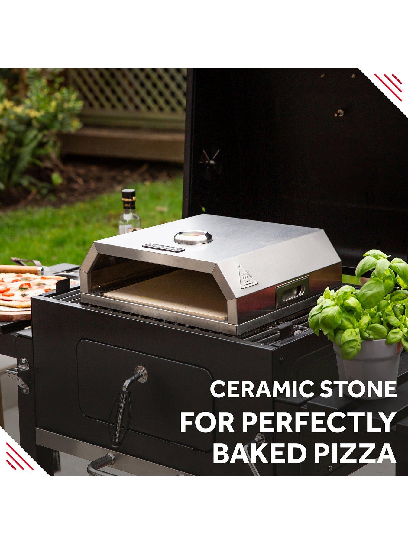 Image 1 of 6 of George Foreman BBQ Topper Pizza Oven