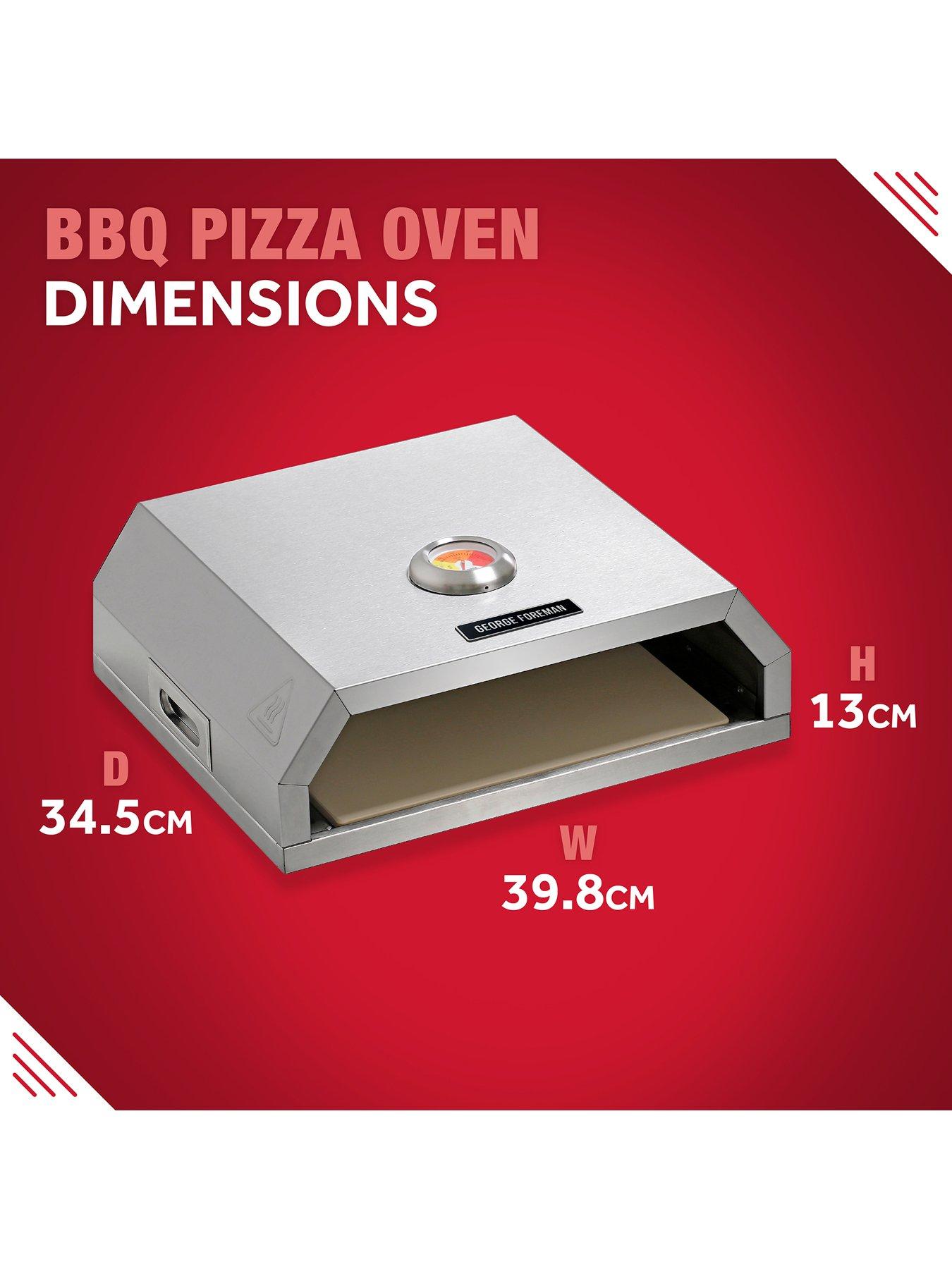 Image 4 of 6 of George Foreman BBQ Topper Pizza Oven