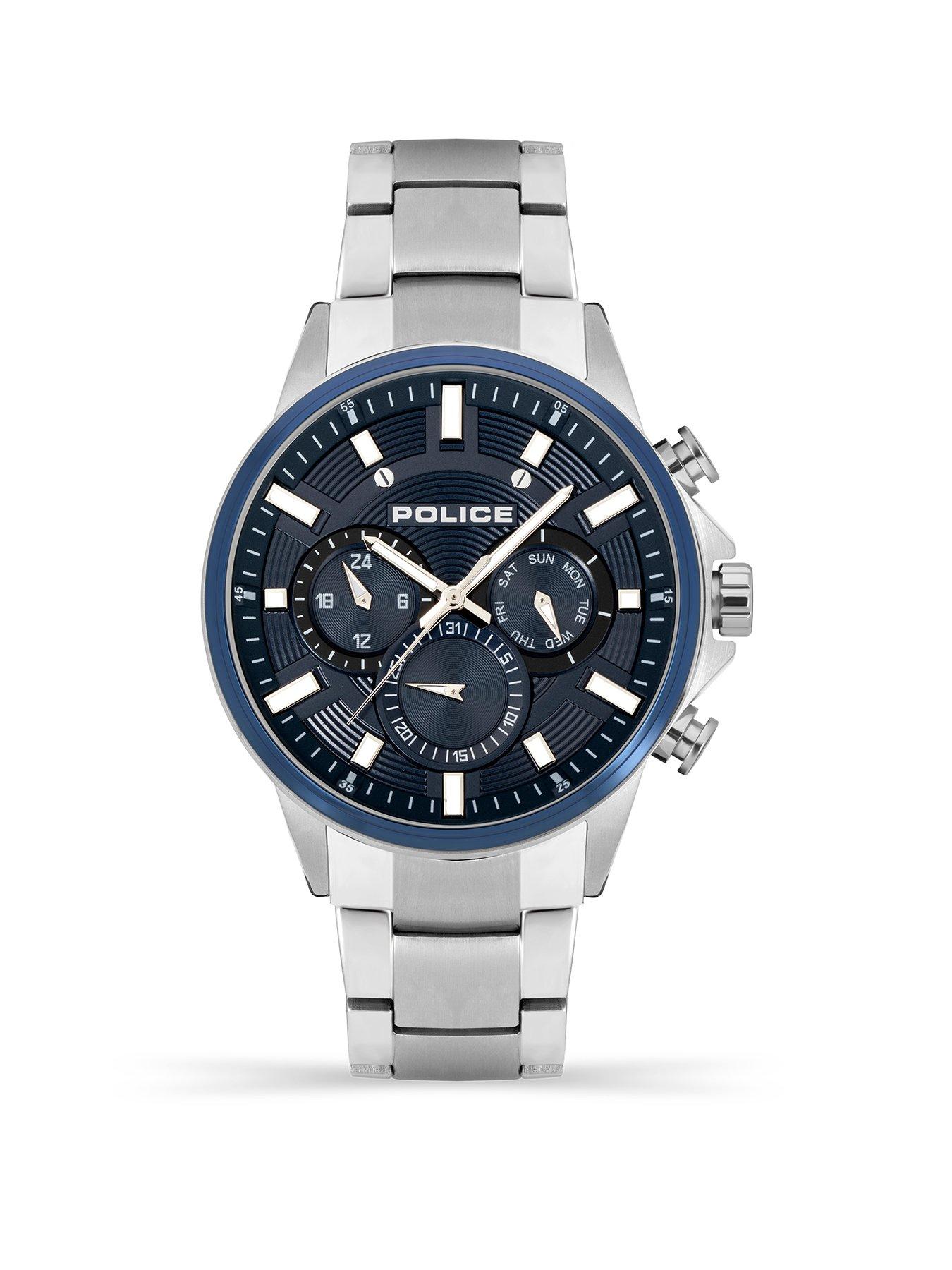 Police Kismet SS Multi Dial Blt Watch