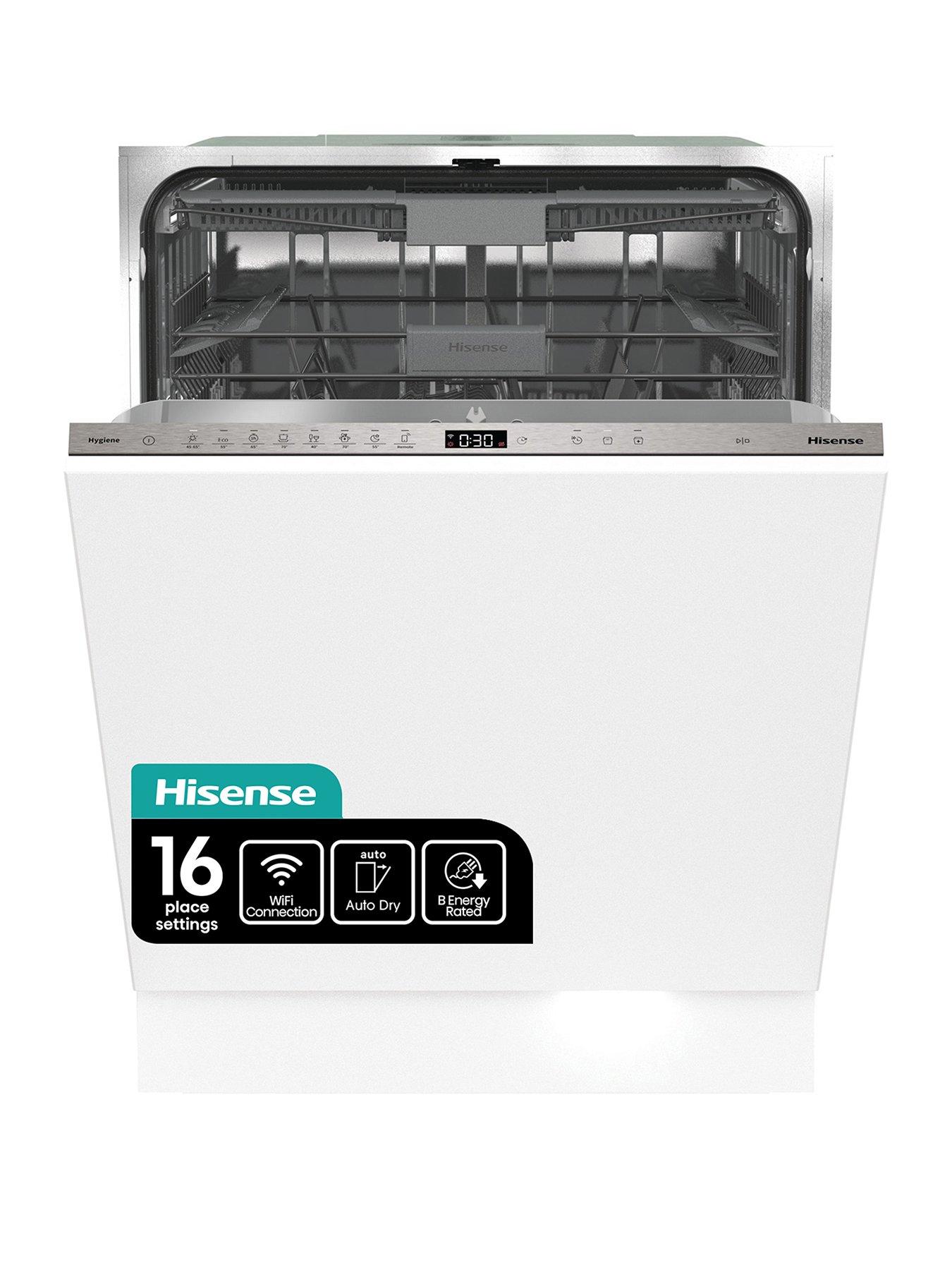 undefined HV673B60UK Full-Size 16 Place Settings Fully Integrated 15 Minute Quick Wash Dishwasher