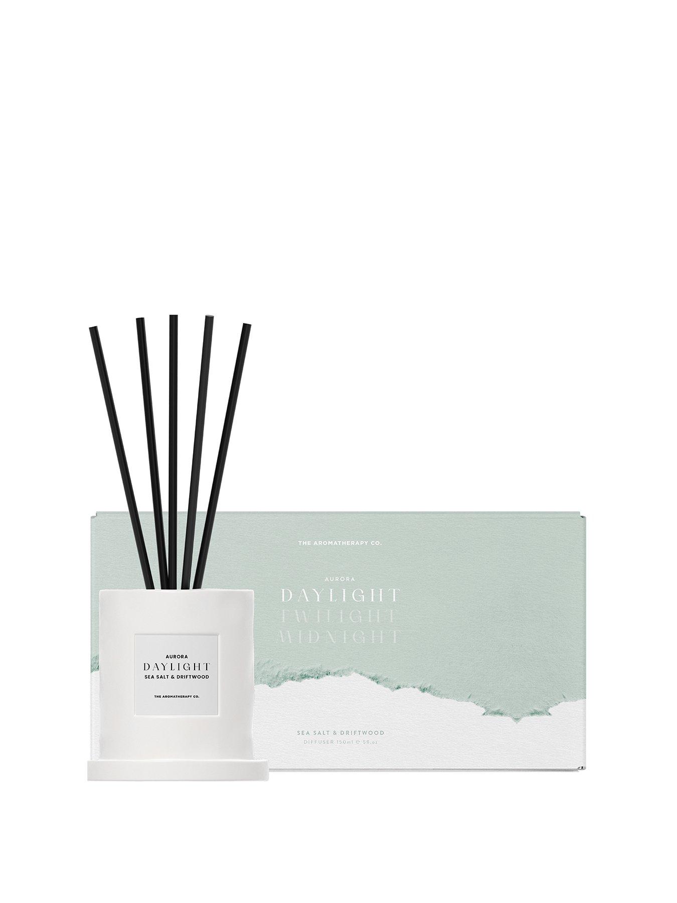 Product photograph of The Aromatherapy Co Aurora Daylight 150ml Diffuser Sea Salt Amp Driftwood from very.co.uk