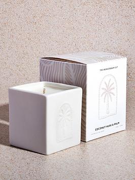 Product photograph of The Aromatherapy Co Sunset Candle - Coconut Husk Amp Palm from very.co.uk