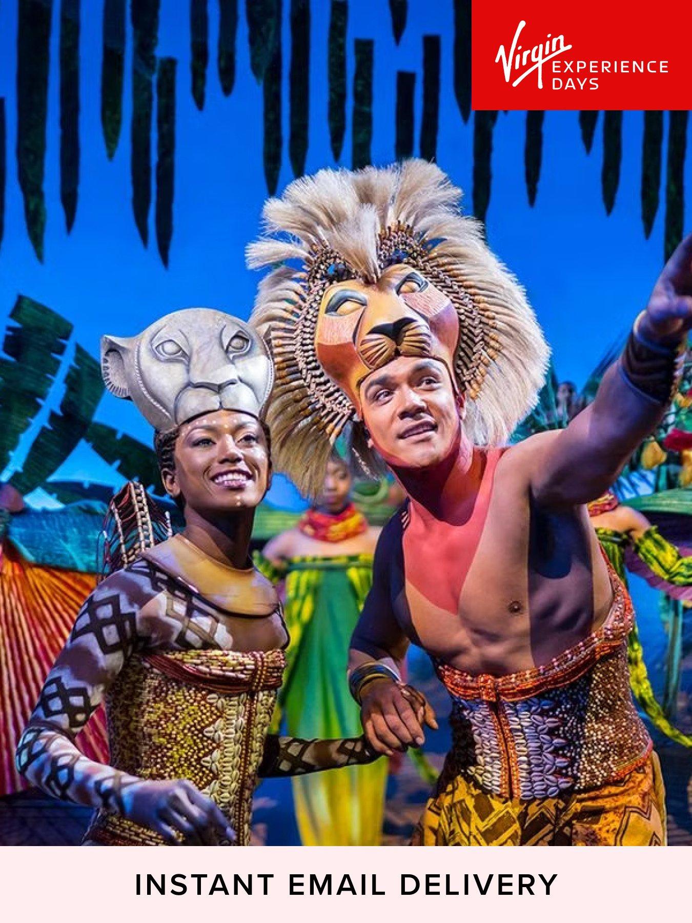 Image of Virgin Experience Days Digital Voucher Theatre Tickets to The Lion King for Two