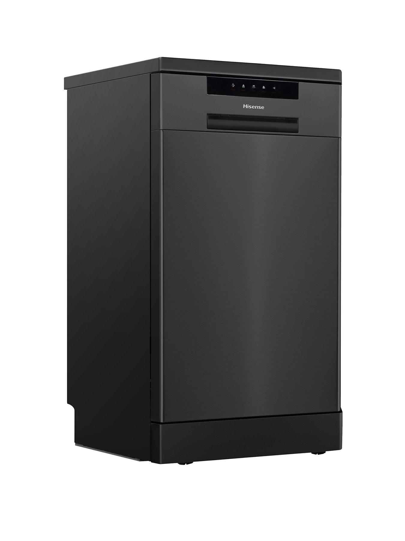Hisense HS523E15BUK Slimline 10 Place Settings 30 Minute Quick Wash Dishwasher - Black
