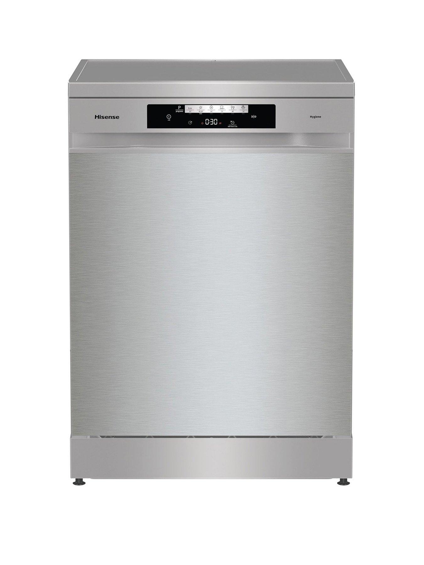 undefined HS642D90XUK Fullsize 14-Place Settings 15-Minute Quick Wash Dishwasher - Stainless Steel