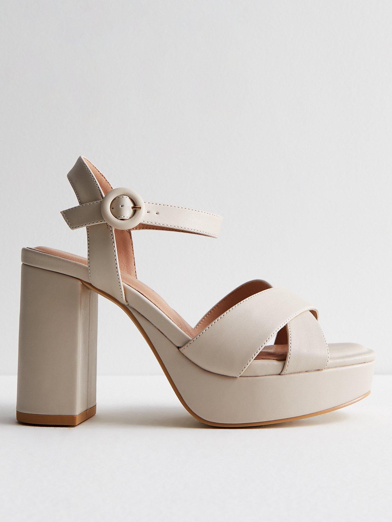 Extra wide fit heeled sandals best sale