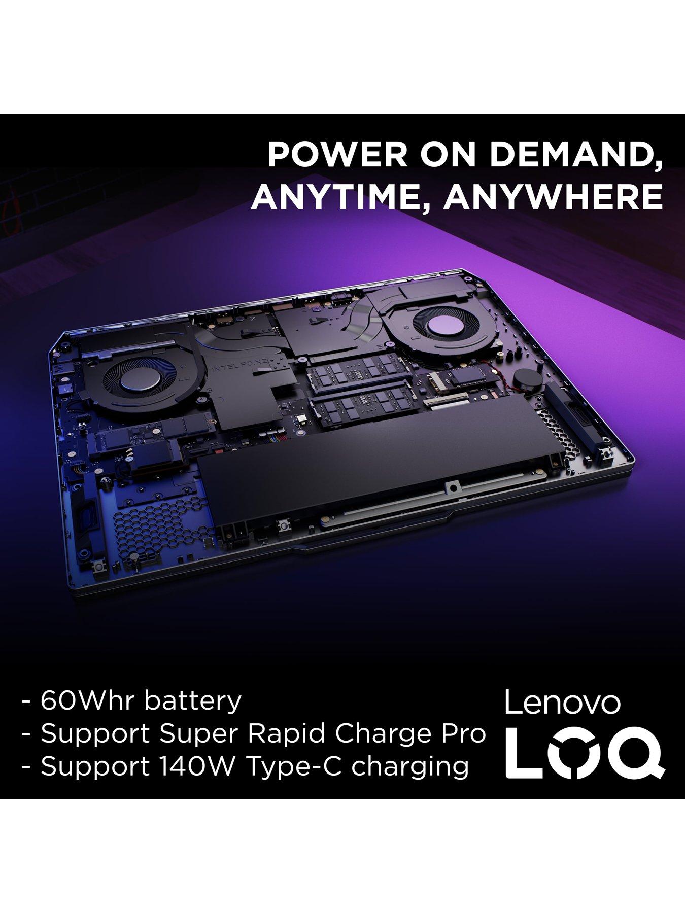 Image 4 of 7 of Lenovo LOQ Gaming Laptop - 15.6in FHD - Intel Core i5 - Intel Arc - 16GB RAM, 512GB SSD