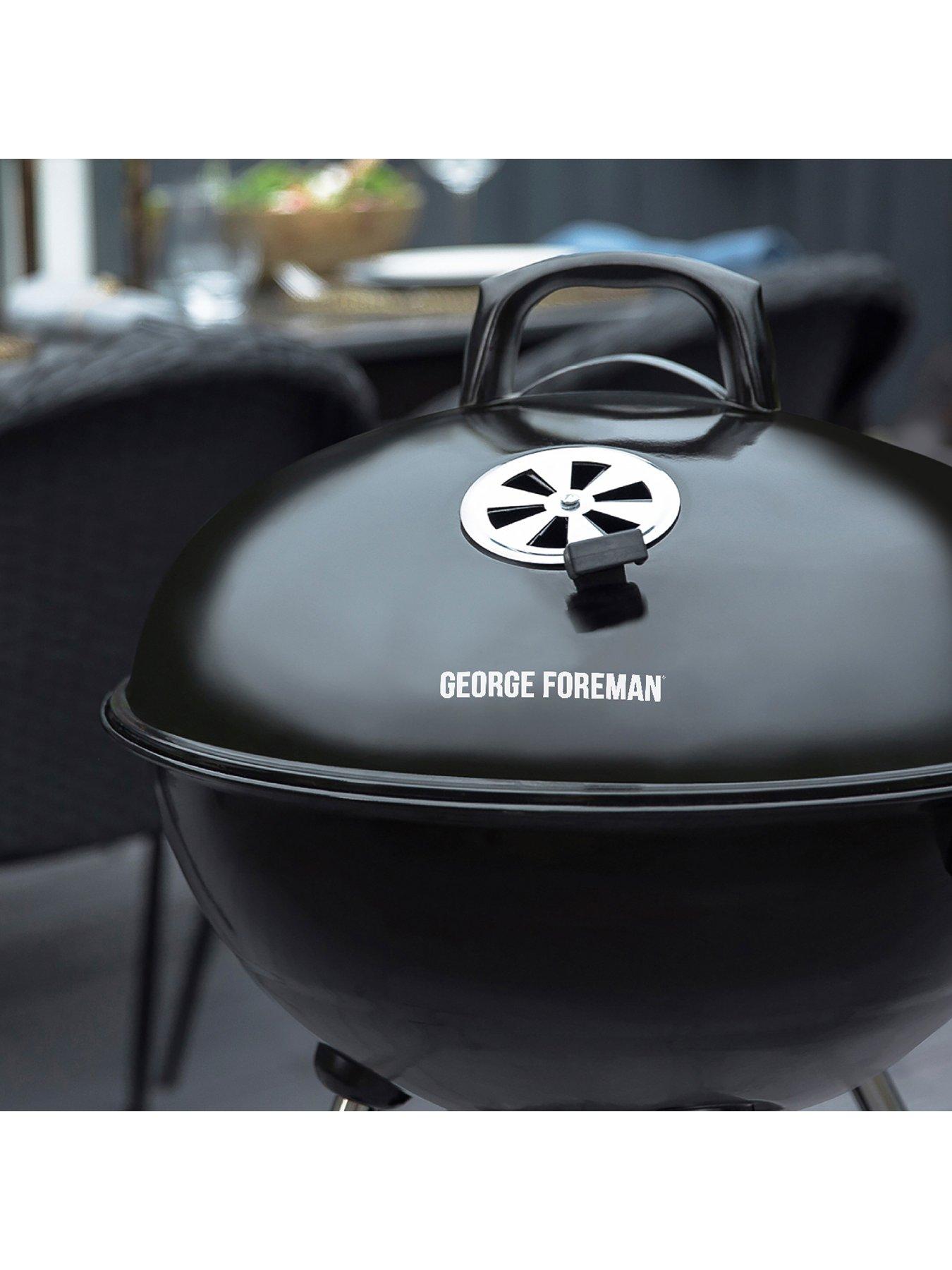 Image 6 of 7 of George Foreman Kettle Charcoal BBQ 20-inch, Black