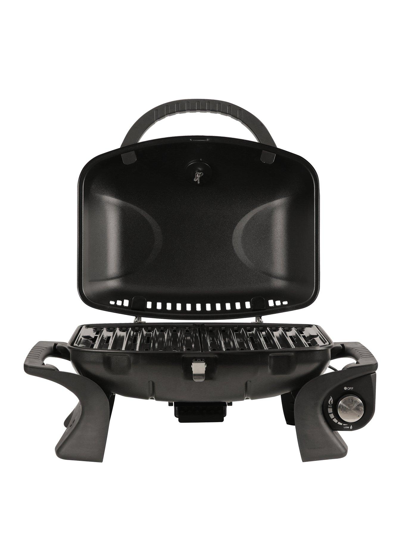 George Foreman Gfsbbq1 Portable Gas Bbq - 1 Burner, Black