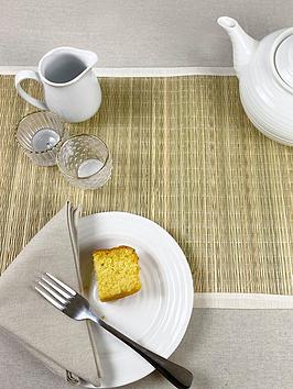 Product photograph of Esselle Spey Dry Grass Table Runner Cream from very.co.uk