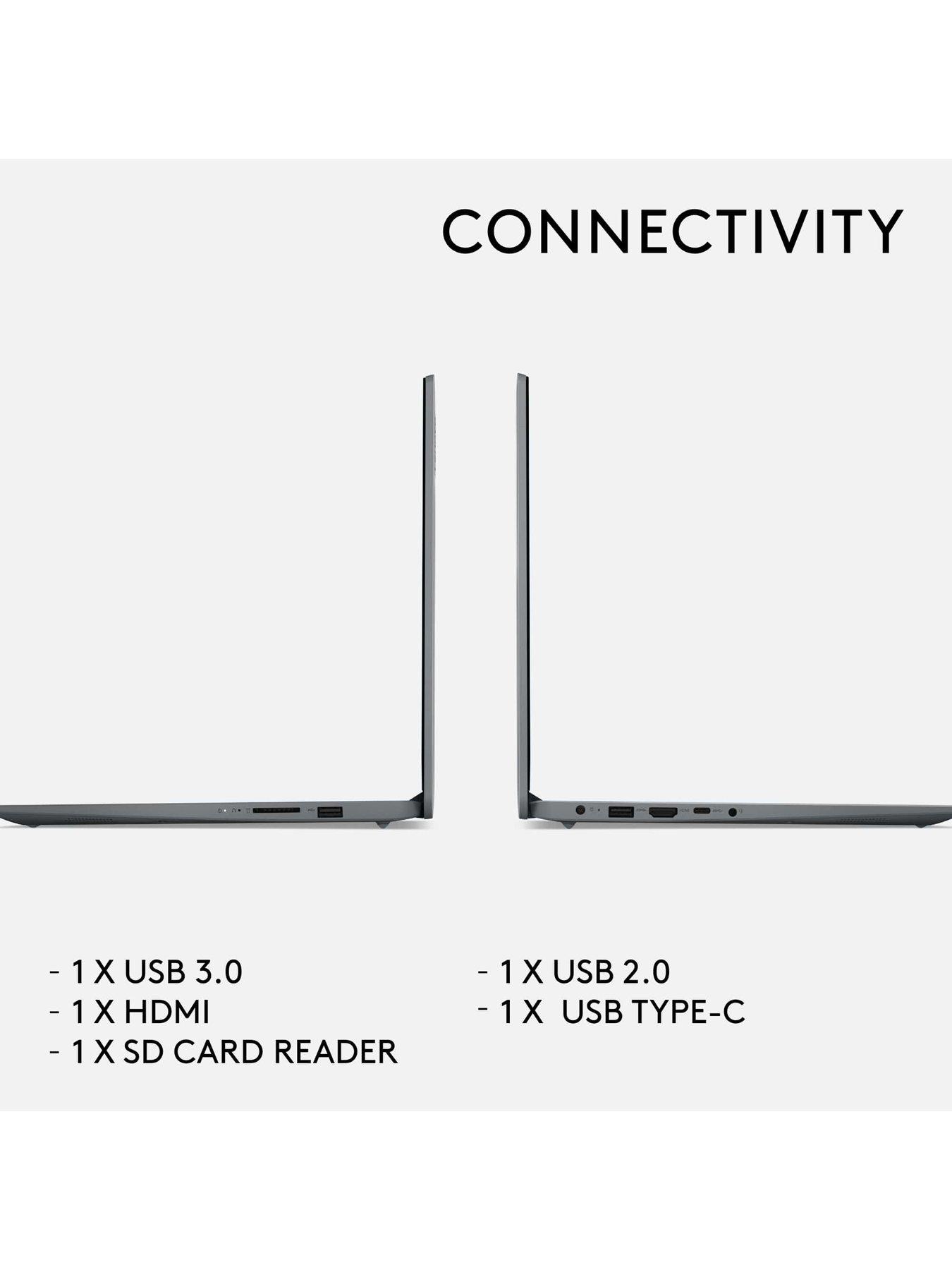 Image 6 of 7 of Lenovo IdeaPad 1, AMD Ryzen 7, 16GB RAM 512GB SSD, 15in Full HD Laptop - Grey
