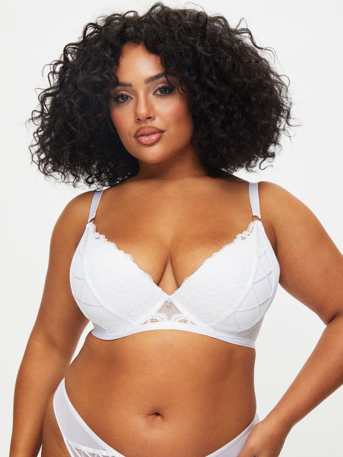 Sexy Lace Planet Plunge White