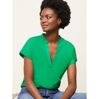 Love & Roses Notch Neck Slub T-shirt -green | Very.co.uk