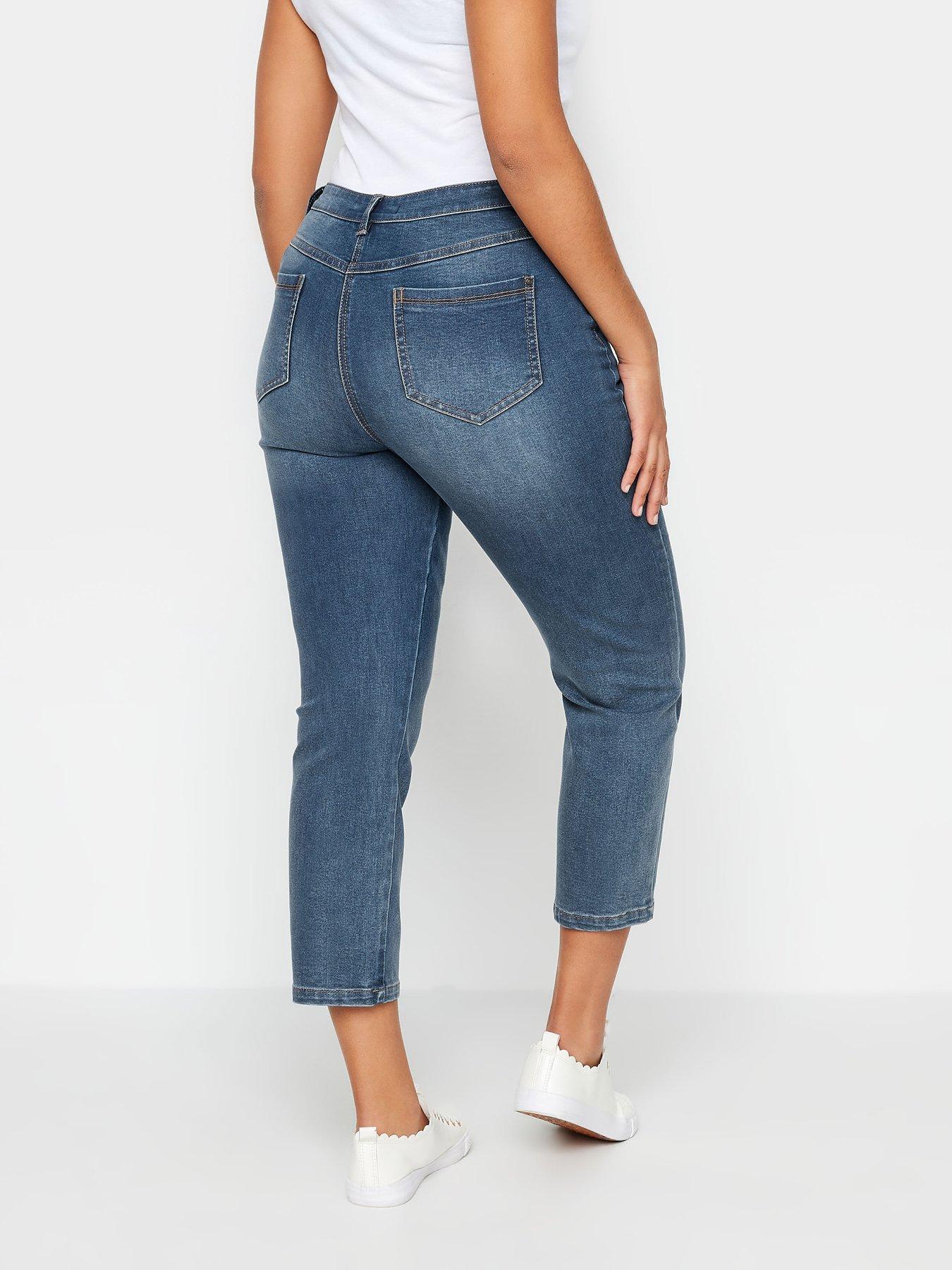 Image 2 of 4 of M&Co Petite Petite Blue Mid Wash Jean