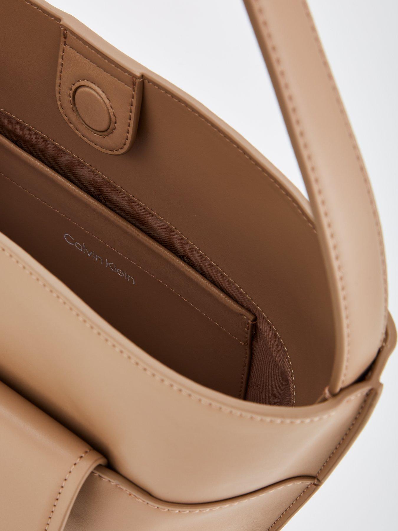 Calvin klein logo bucket bag sale